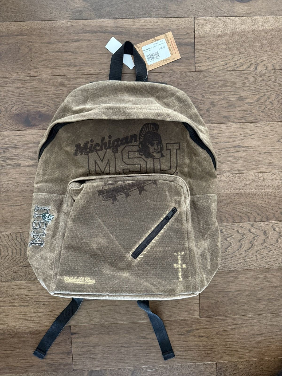 Mitchell & Ness × Travis Scott Cactus Jack MSU backpack Size ONE SIZE - 1 Thumbnail
