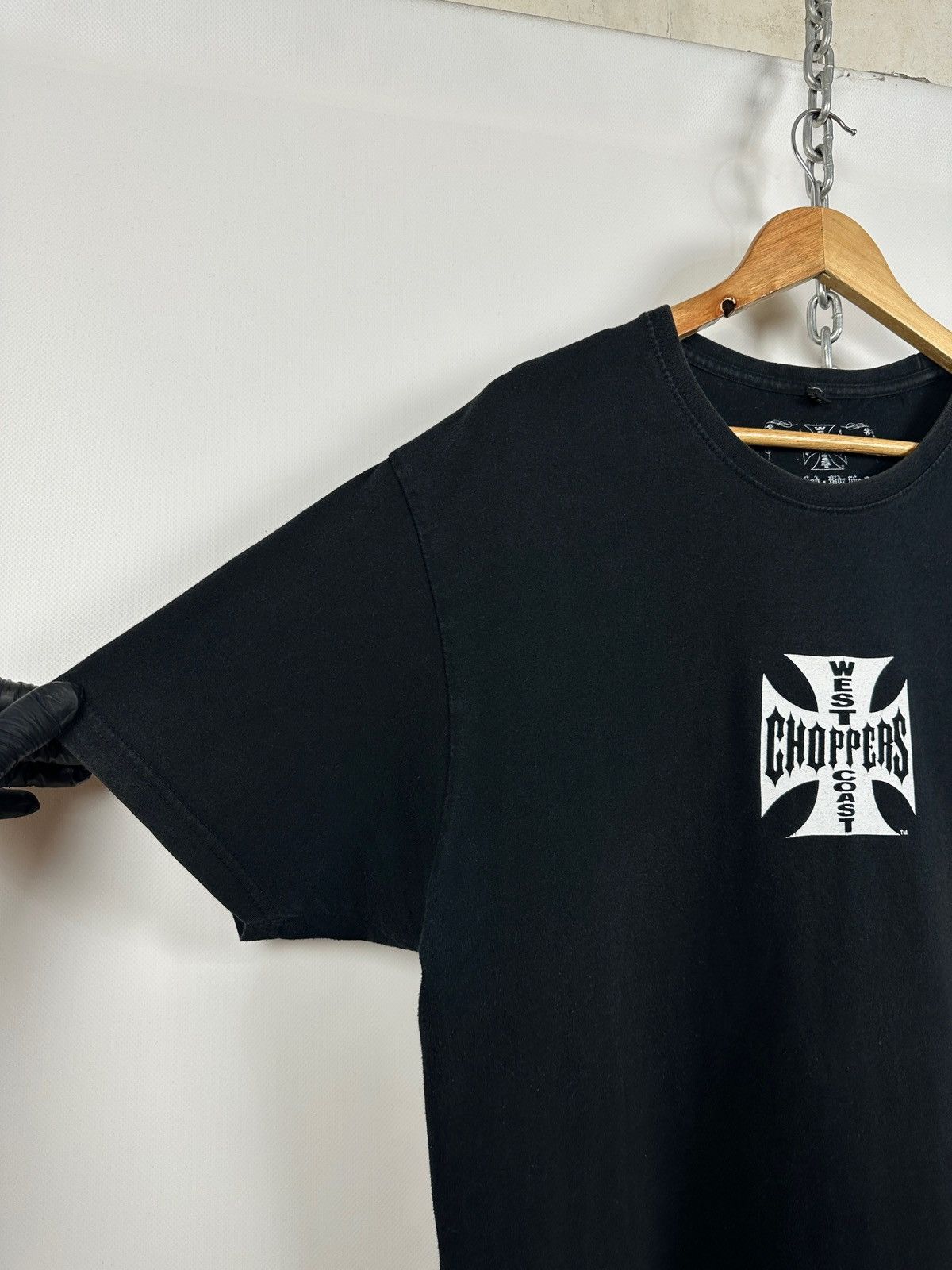West Coast Choppers Vintage West Coast Choppers Faded Black T-Shirt Paul Walker Size US XL / EU 56 / 4 - 17 Thumbnail