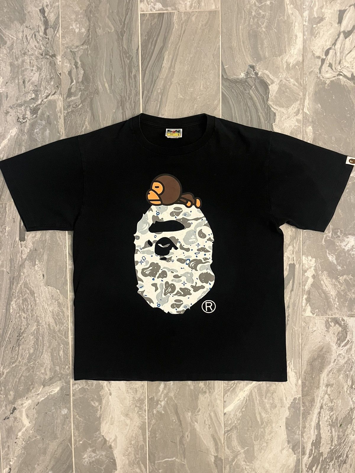 Shops BAPE x Hajime Sorayama Ape Head Tee T-Shirt Black - Men’s Medium