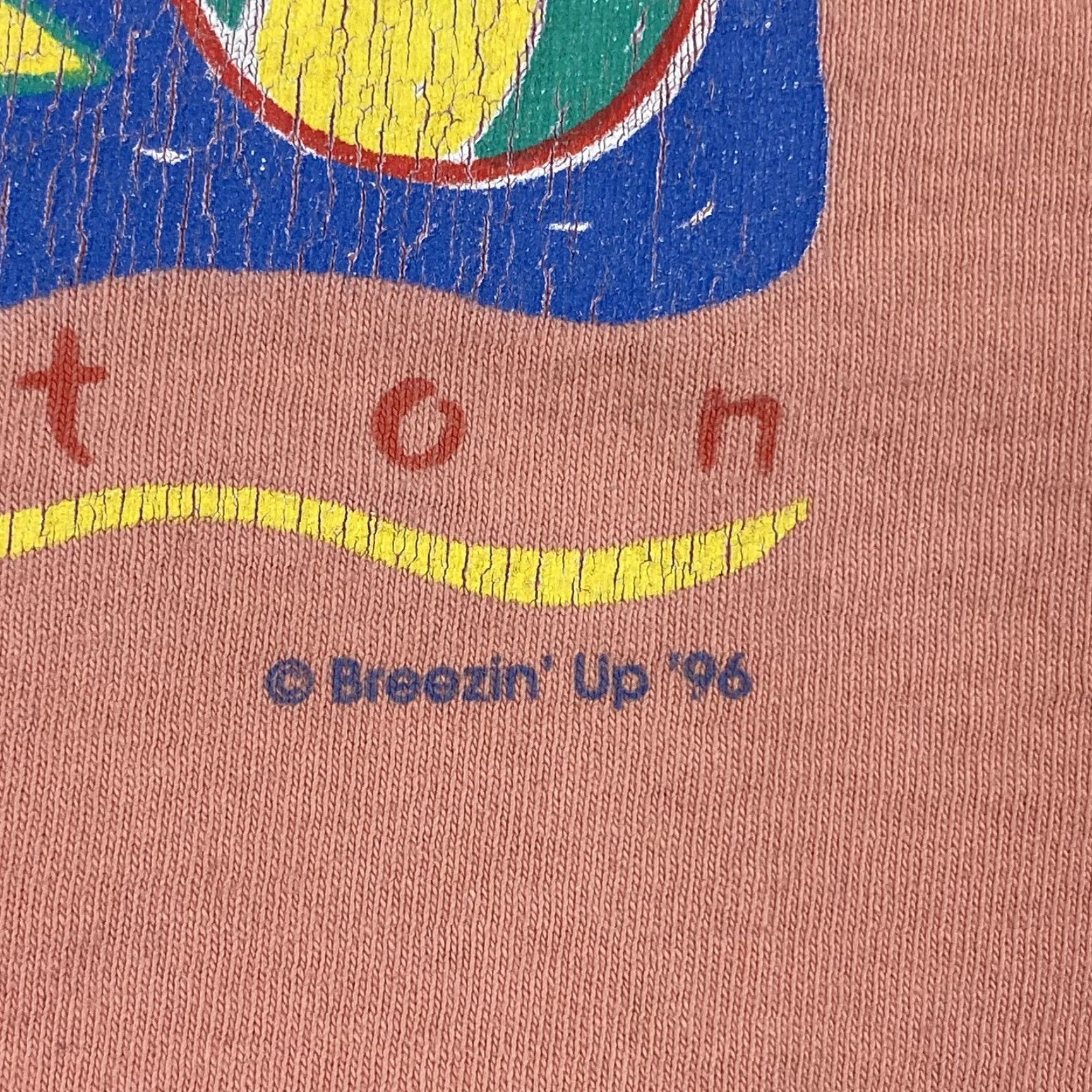 Pinko VINTAGE BREEZIN' UP HAMPTONS BEACH T-SHIRT MENS LONG SLEEVE GRAPHIC PINK 90s Size US M / EU 48-50 / 2 - 3 Thumbnail