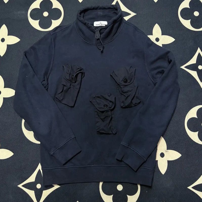 Stone Island Stone Island Black Long Sleeve Sweatshirt 0089 Size US M / EU 48-50 / 2 - 1 Thumbnail