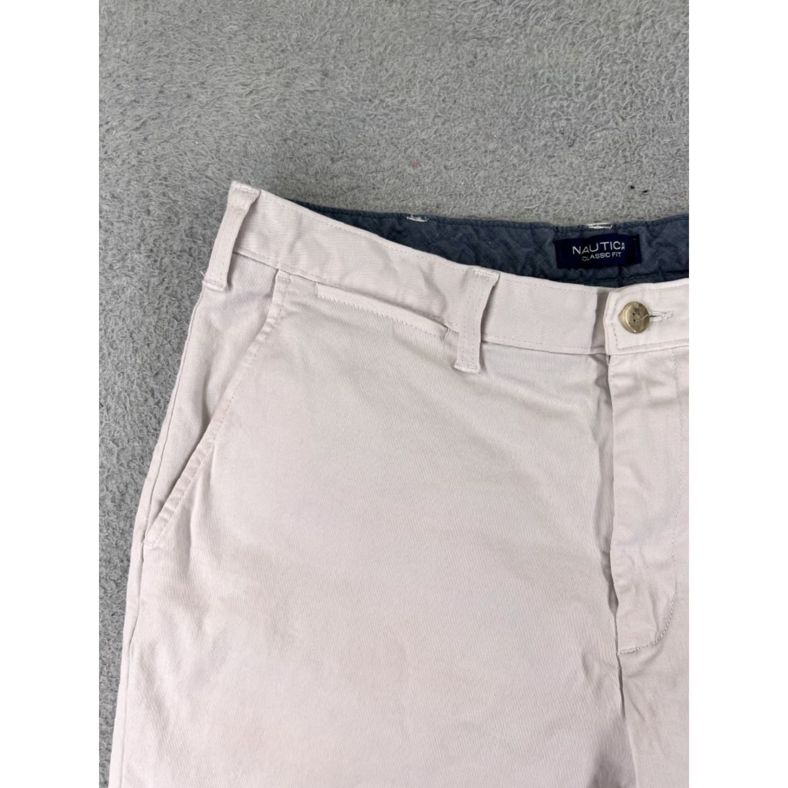 Nautica Nautica Shorts Men 36 Pink Cotton Blend Twill Chino Golf Outdoor Casual Modern Fit Men’s Pink Nautica Shorts Size US 36 / EU 52 - 4 Thumbnail