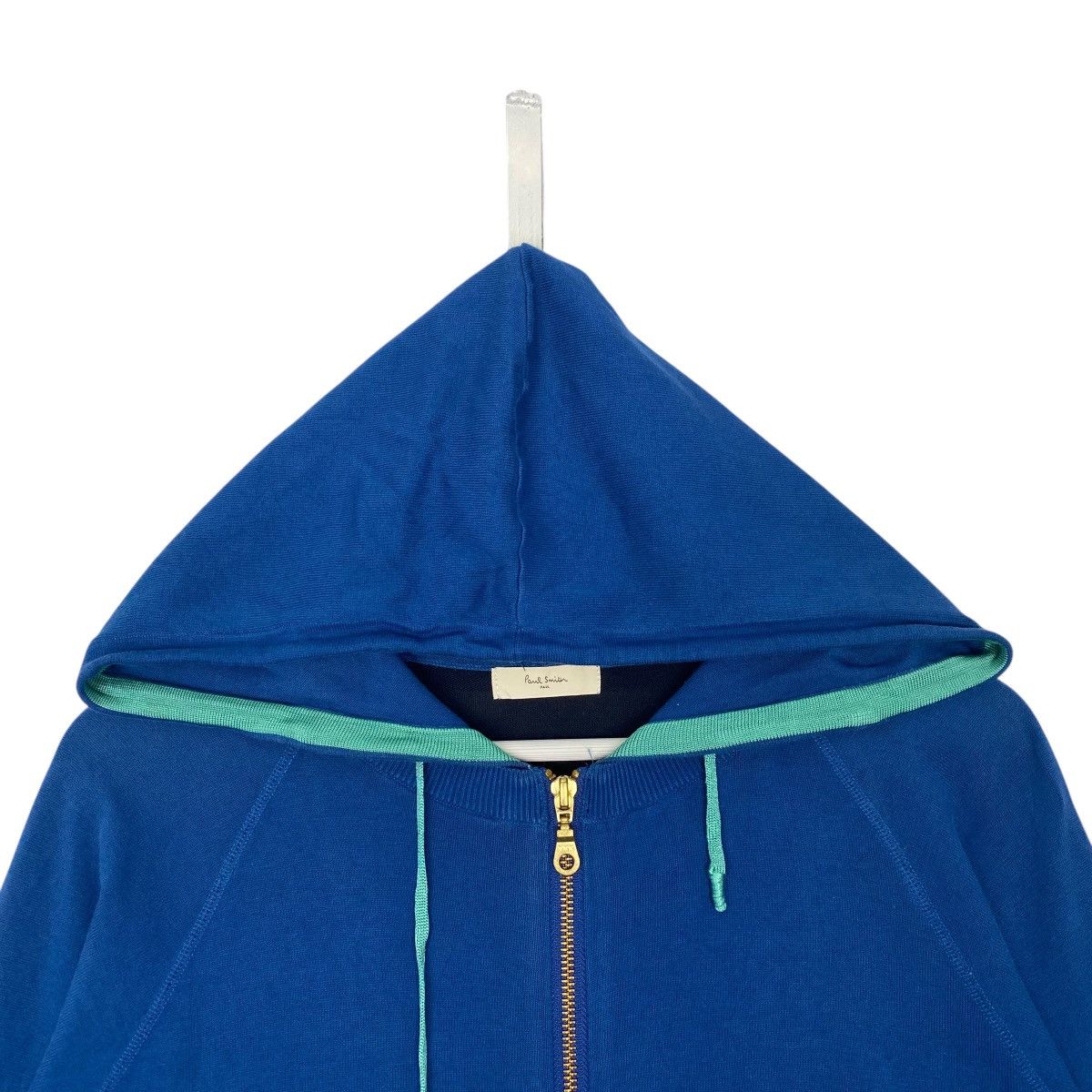 Vintage Vintage Paul Smith Hoodie Sweater Blue Pullover Size L Size US L / EU 52-54 / 3 - 4 Thumbnail