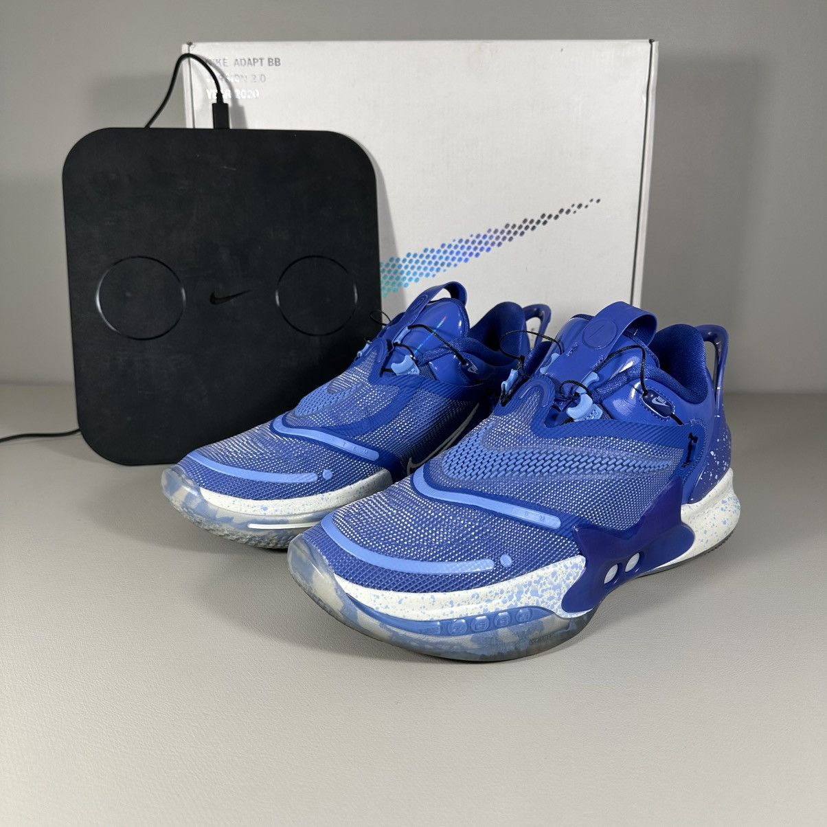 Nike Nike Adapt BB 2.0 Astronomy Blue / Royal Blue Sneakers Size US 8.5 / EU 41-42 - 2 Thumbnail