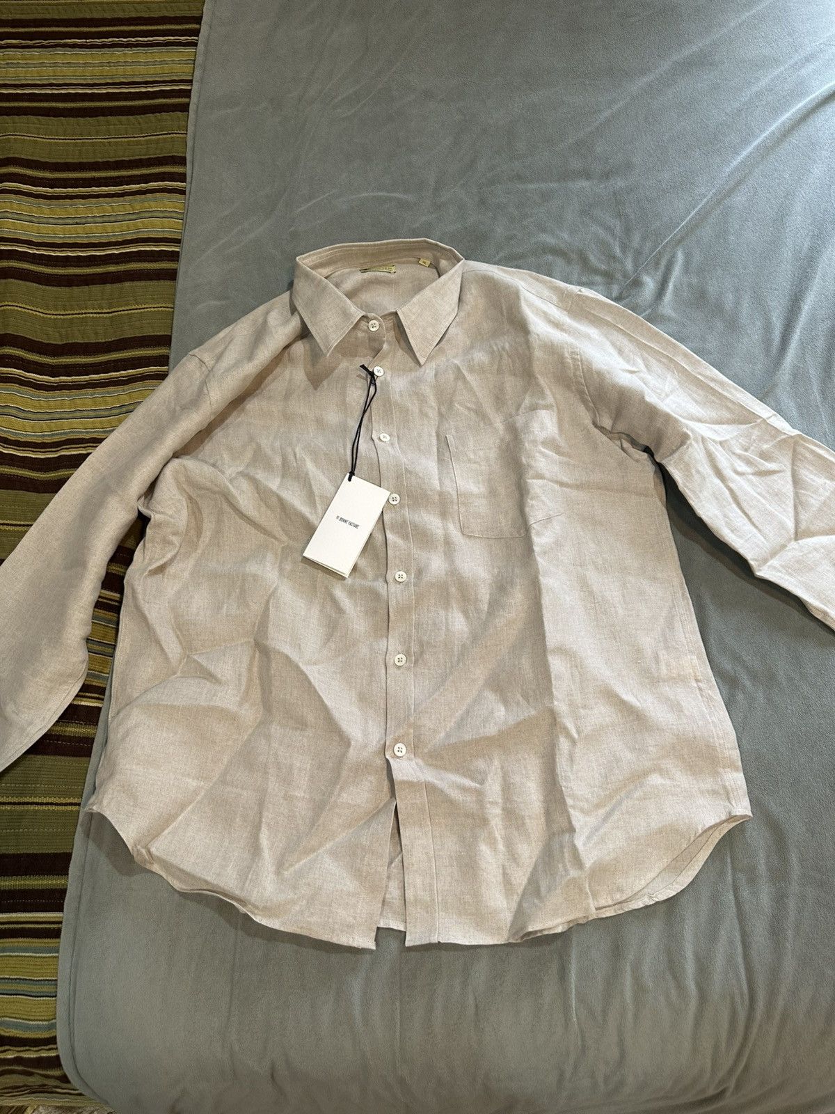 De Bonne Facture XL De Bonne Fracture Belgian Light Linen Button Down Size US XL / EU 56 / 4 - 1 Thumbnail