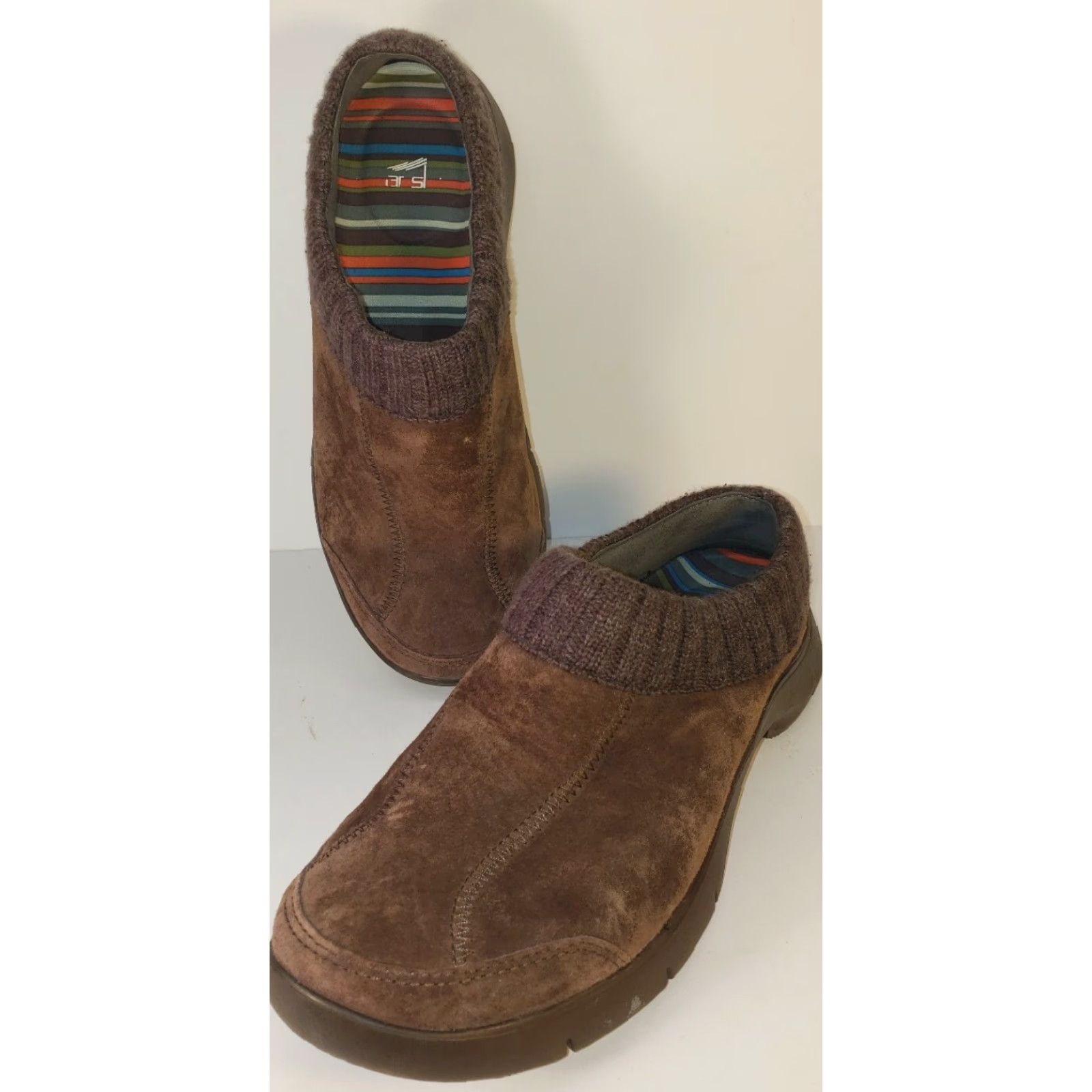 Dansko Dansko Clogs Women Brown 8.5M 39EU Suede Comfort Sweater Collar Casual Shoes Size M / US 6-8 / IT 42-44 - 2 Thumbnail