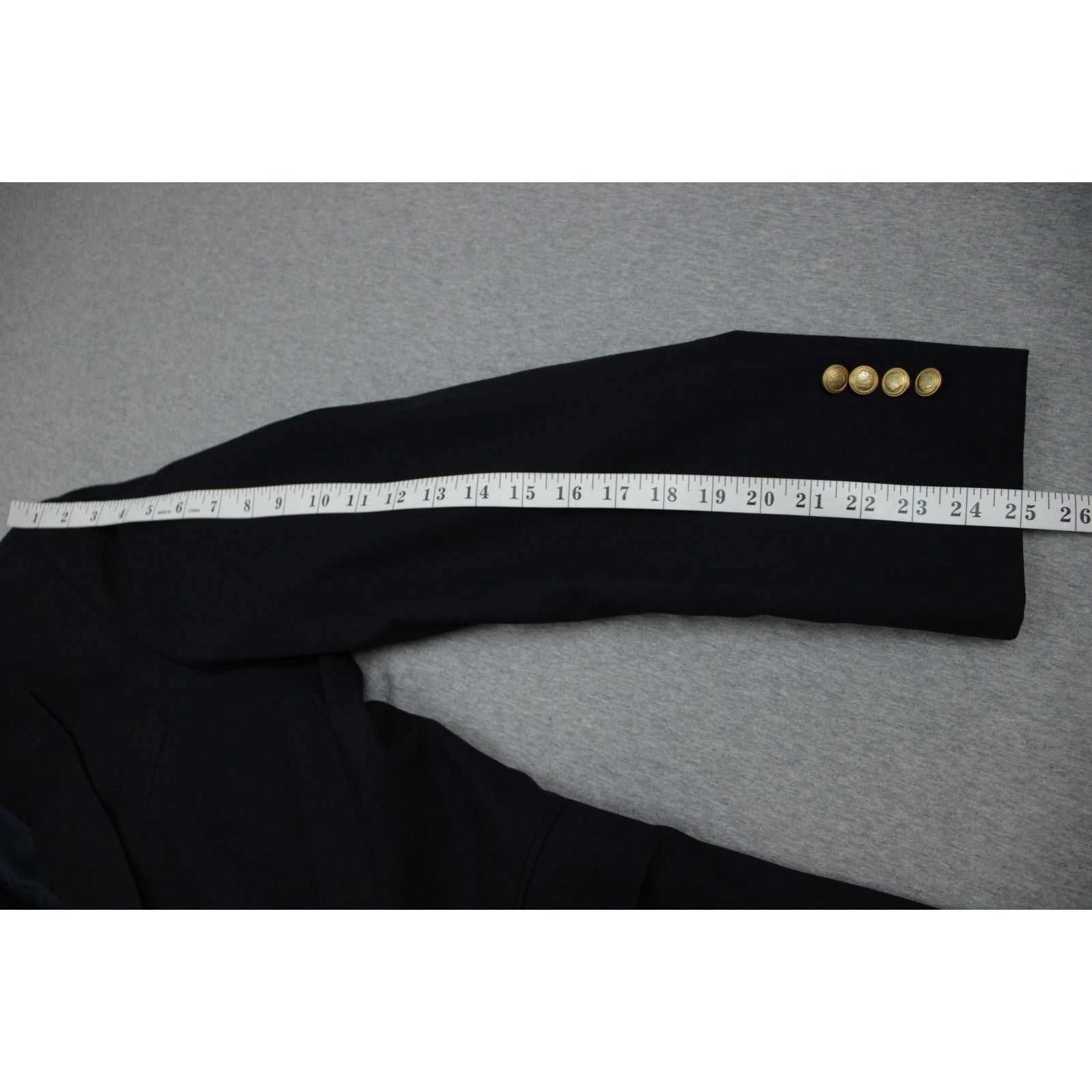 Jos. A. Bank Jos A Bank Blazer 40R Navy Blue 100% Wool Gold Buttons Size 40R - 9 Thumbnail
