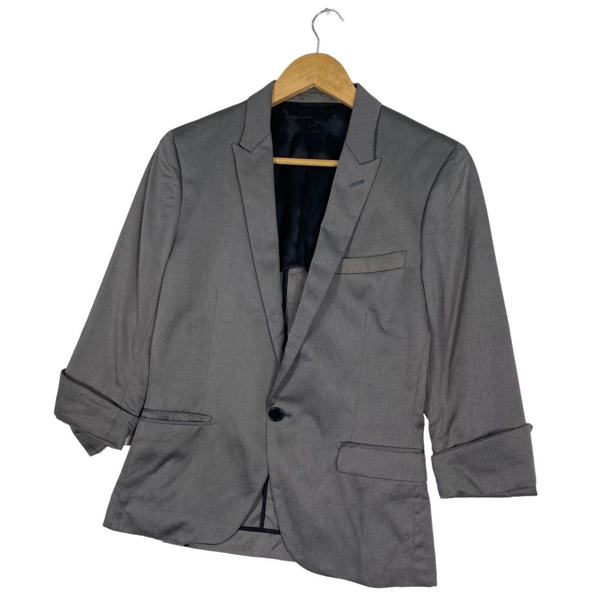 Issey Miyake Tete Homme By Issey Miyake Button Blazer For Women Size S / US 4 / IT 40 - 2 Thumbnail