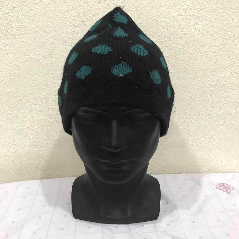 Japanese Brand × Vintage Japanese Brand Polkadot Beanie Hat Size ONE SIZE - 2 Thumbnail
