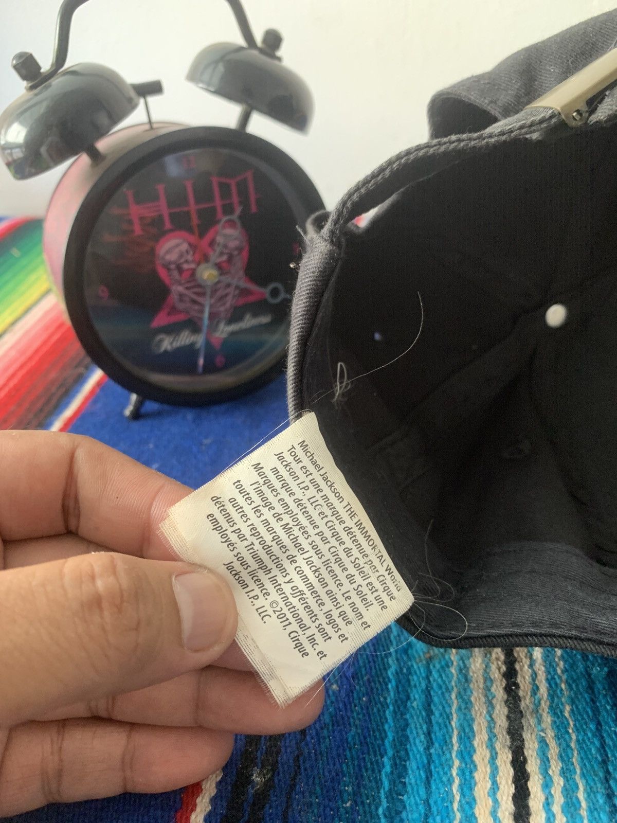Michael Jackson Vintage Michael Jackson the immortal world tour Snapback Hat Size ONE SIZE - 12 Thumbnail