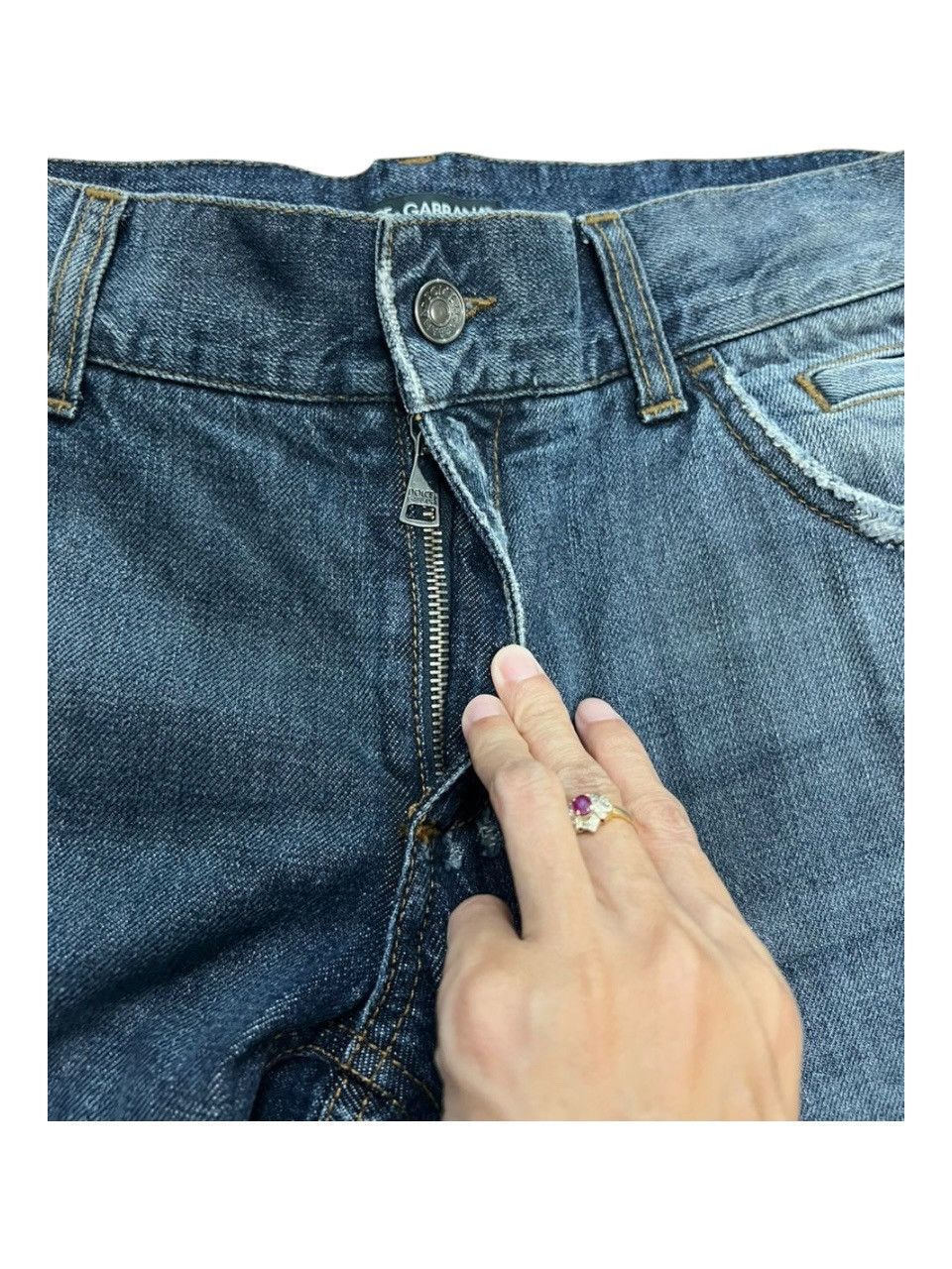 Dolce & Gabbana Dolce & Gabbana Distressed Denim Jeans Size US 34 / EU 50 - 9 Thumbnail