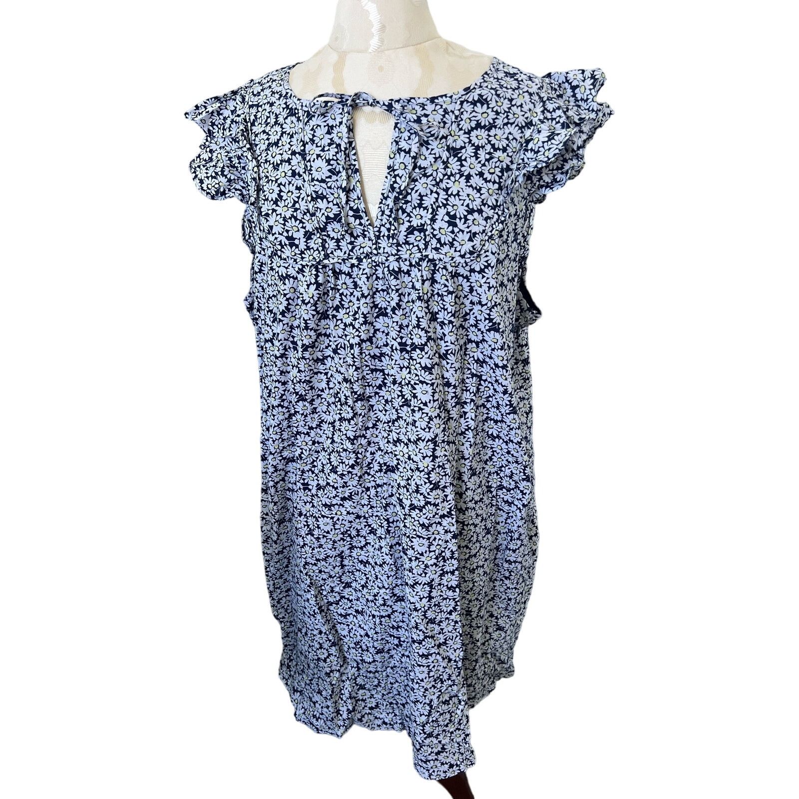 J.Crew J.Crew Short Sleeve Floral Print Ruffle Dress Size 20 Size 3XL / US 20-22 - 1 Thumbnail