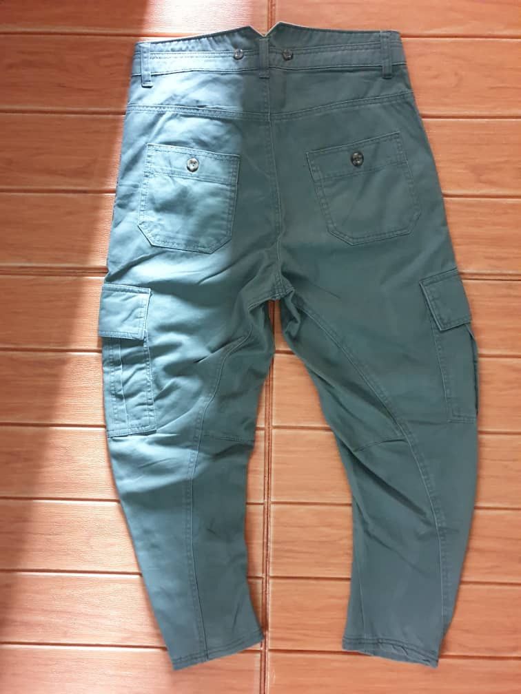 Japanese Brand 💥Riche Glamour green military pant Size US 31 - 6 Thumbnail