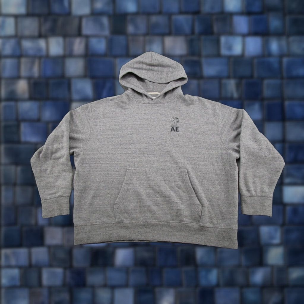 American Eagle Outfitters American Eagle Outfitters Snoopy Pullover Hoodie Mens 2XL Gray Relaxed Fit Hoodie Size US XXL / EU 58 / 5 - 1 Thumbnail