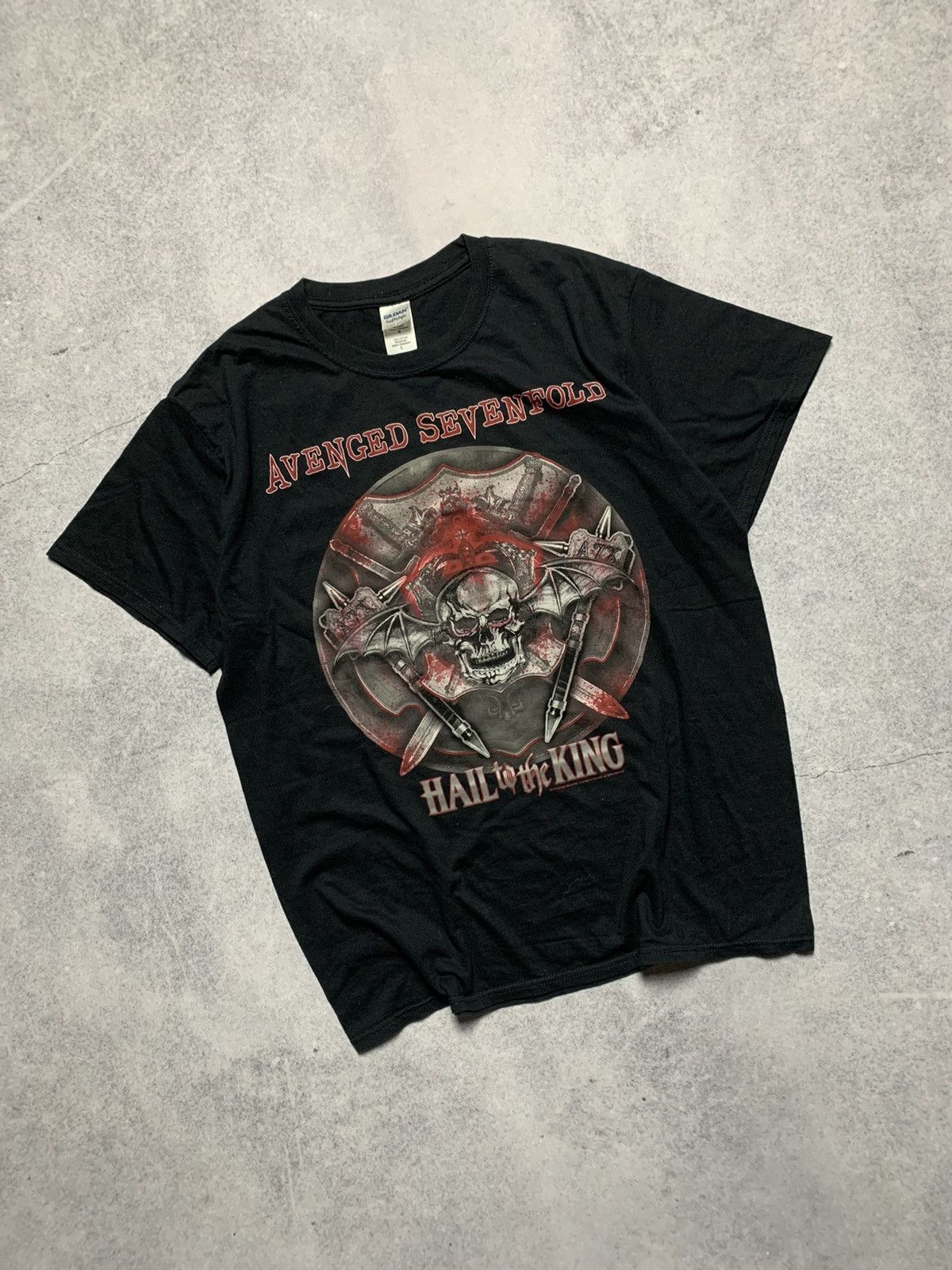 Band Tees Vintage Avenged Sevenfold Skulls Blood Japanese Y2K Tee Size US L / EU 52-54 / 3 - 1 Thumbnail
