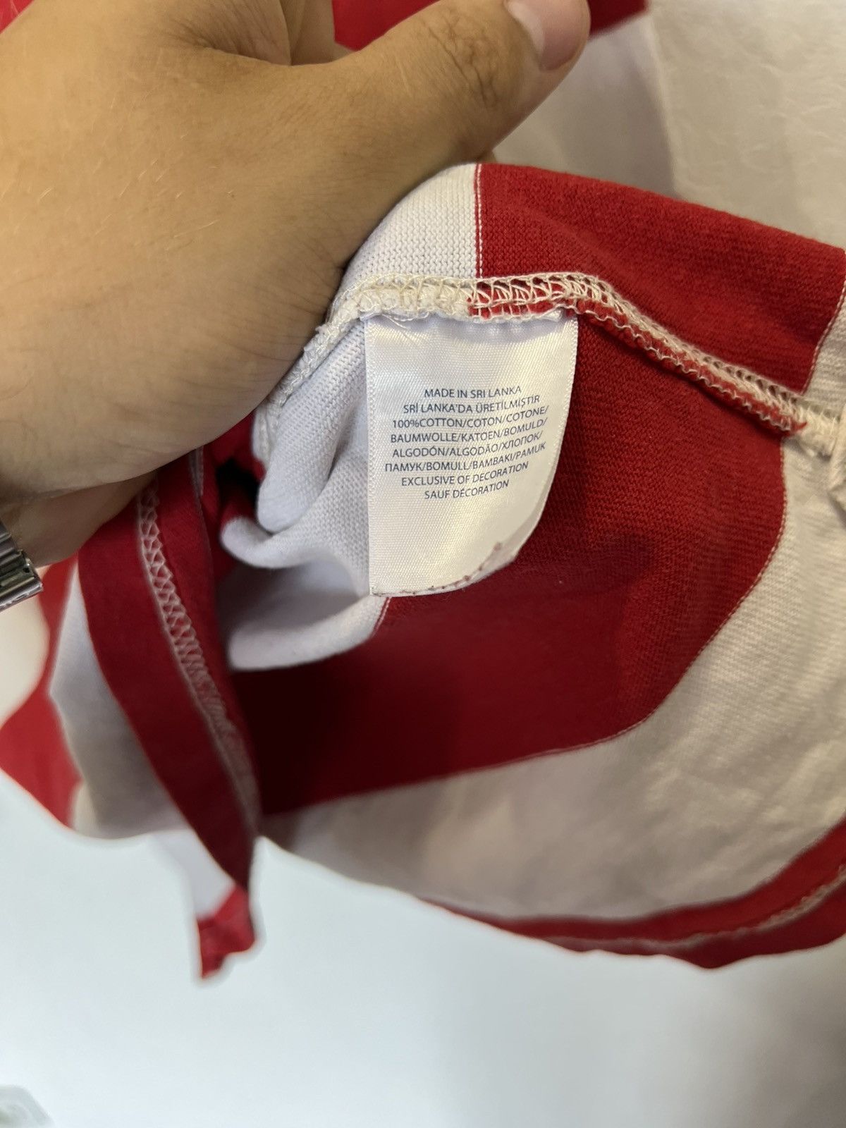 Polo Ralph Lauren Vintage Polo Ralph Lauren Rugby Shirt Long Sleeve Striped Size US XL / EU 56 / 4 - 6 Thumbnail