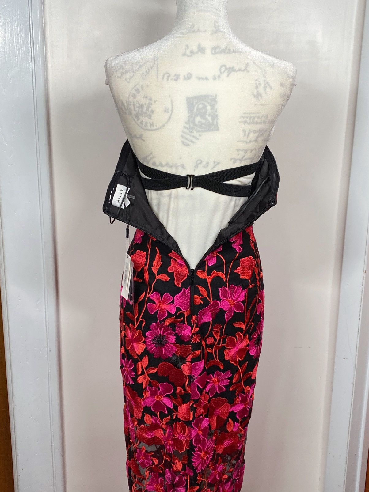 MILLY Milly Floral-Embroidered Midi Dress size 2 Size XS / US 0-2 / IT 36-38 - 13 Thumbnail