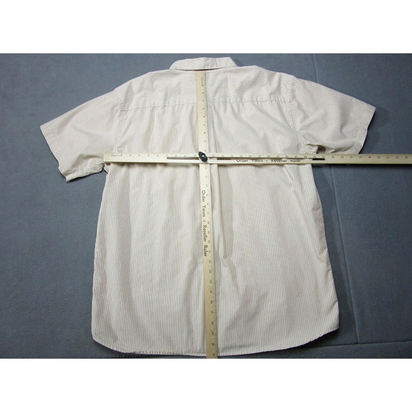 Patagonia Patagonia Shirt Mens XL Beige Red Striped Short Sleeve Outdoor Pockets Button Up Size US XL / EU 56 / 4 - 6 Thumbnail