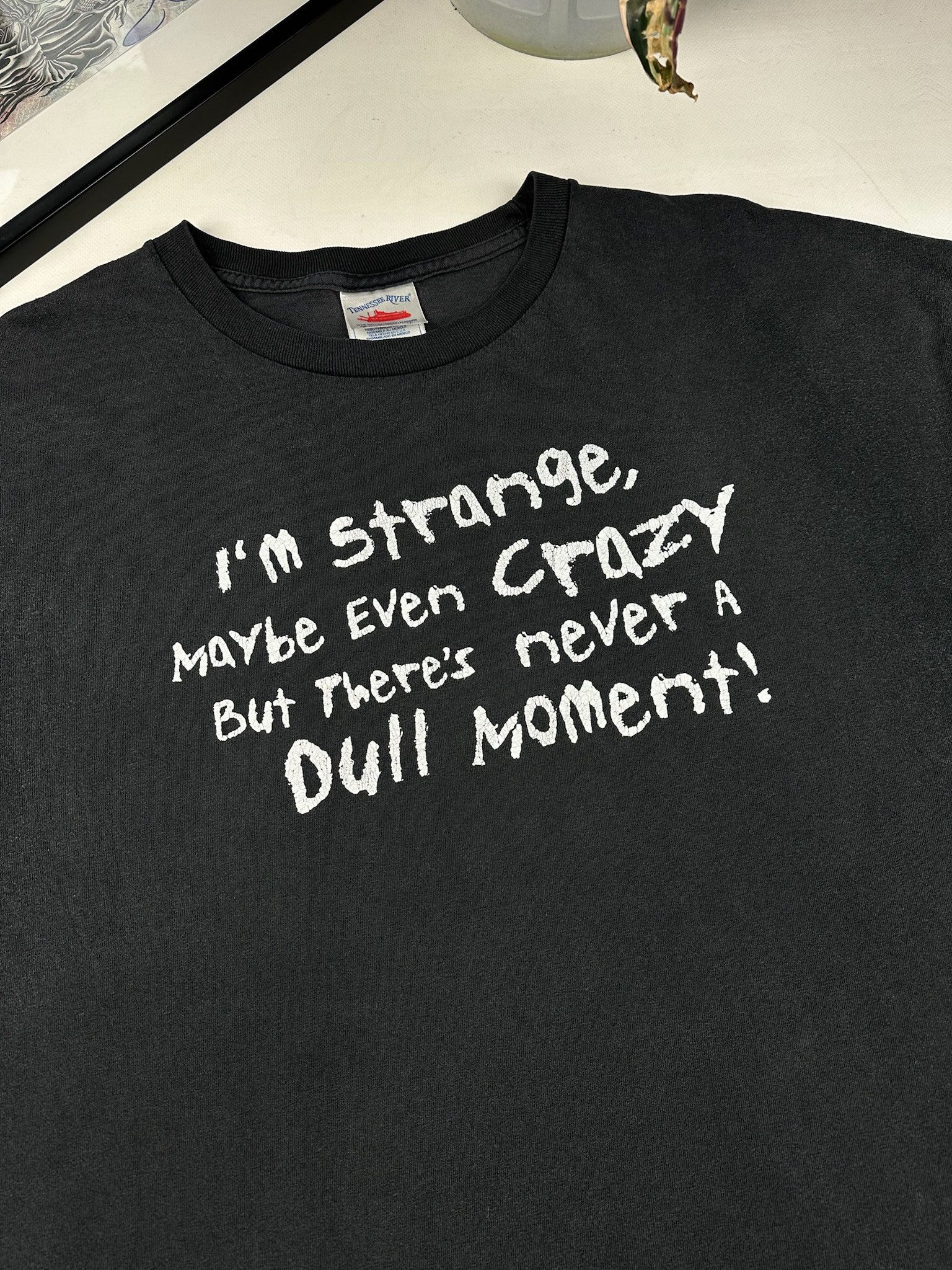 Vintage Vintage Y2K ADULT Humor Tee 90s I'm strange CrazY Size US XXL / EU 58 / 5 - 1 Thumbnail