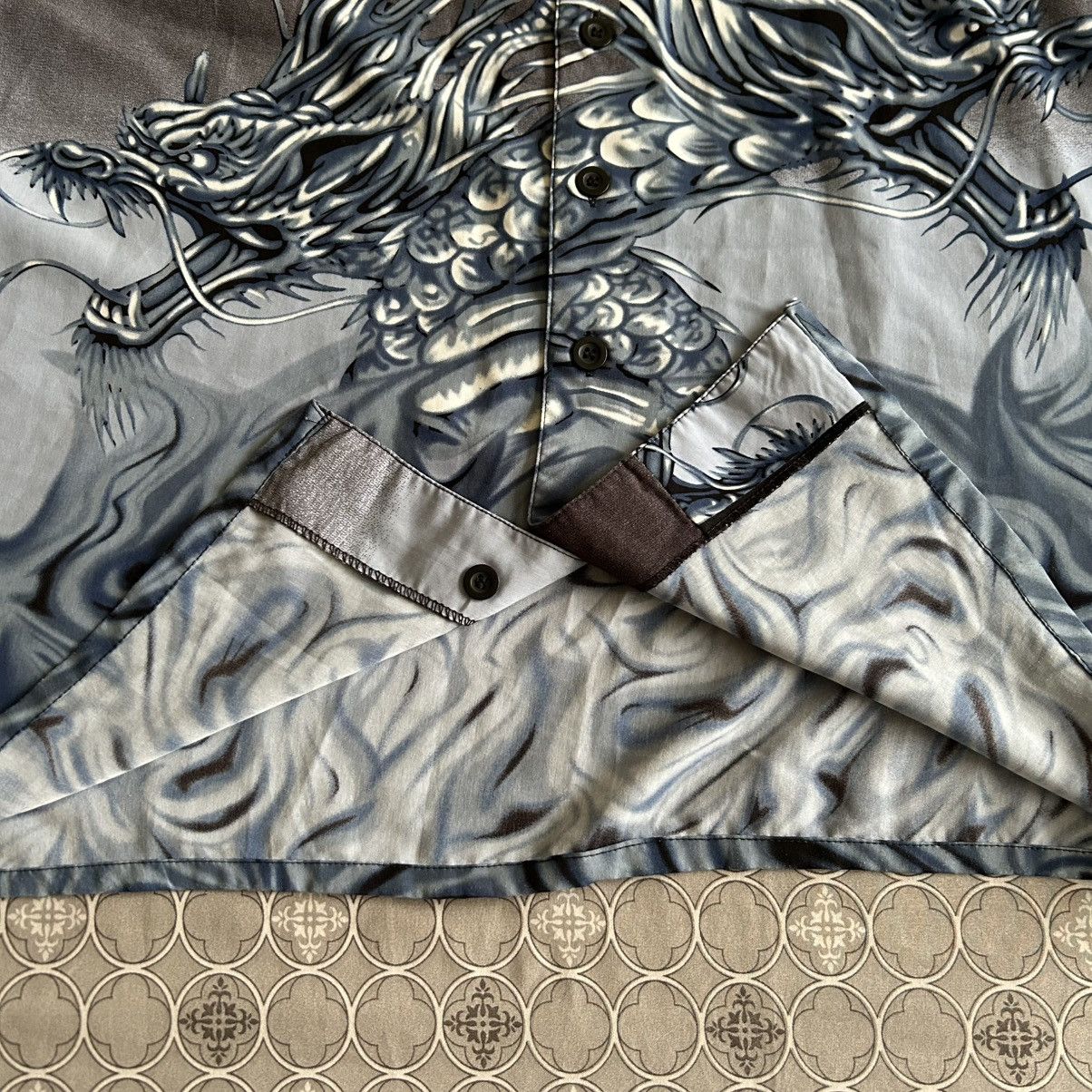 Other Japan Style Garment Shirt Button Down Japanese Dragon Size US XL / EU 56 / 4 - 9 Thumbnail