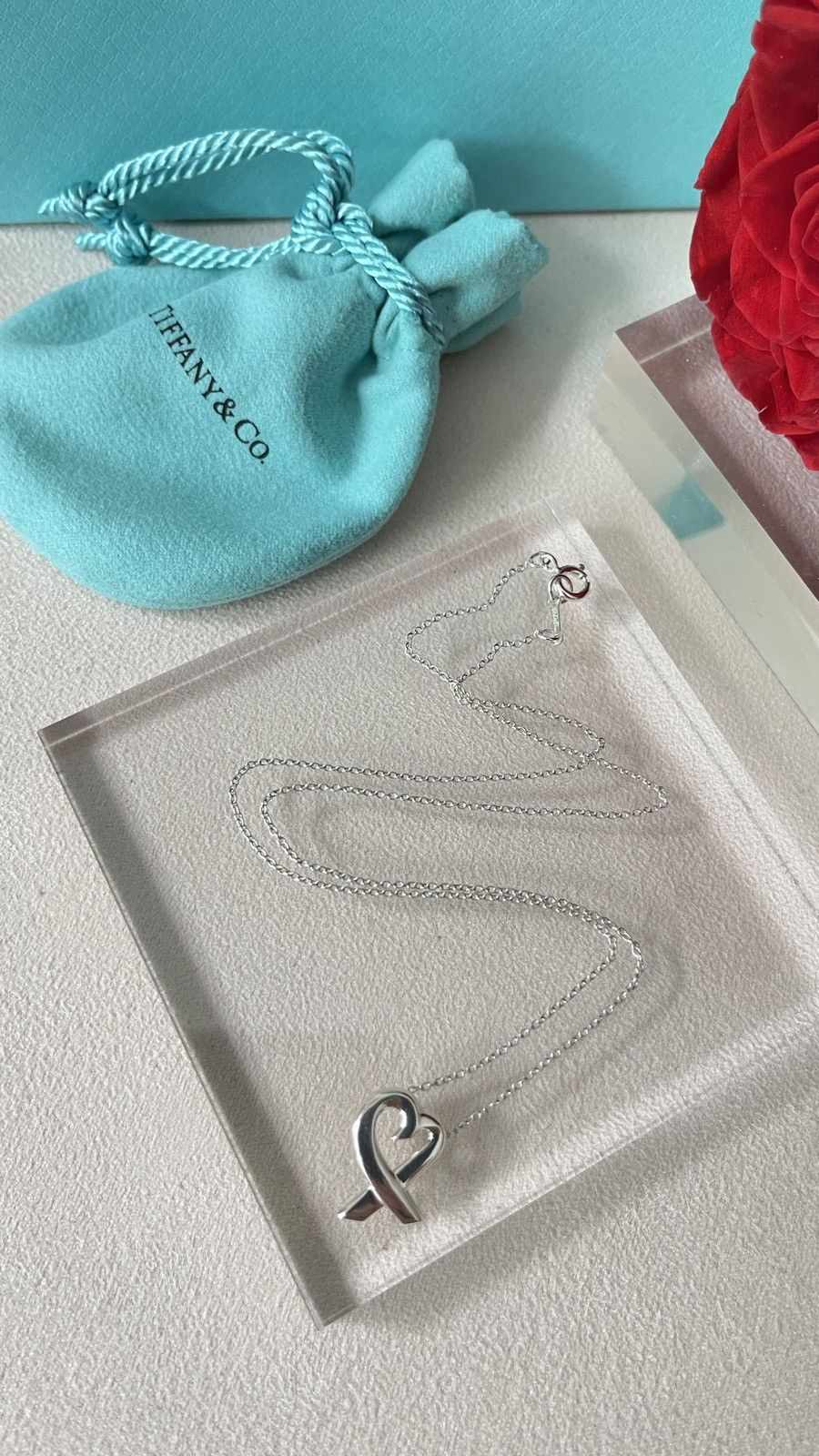 Tiffany & Co. Tiffany & Co. Loving Heart Silver Necklace 17” NEW $390 Size ONE SIZE - 11 Thumbnail