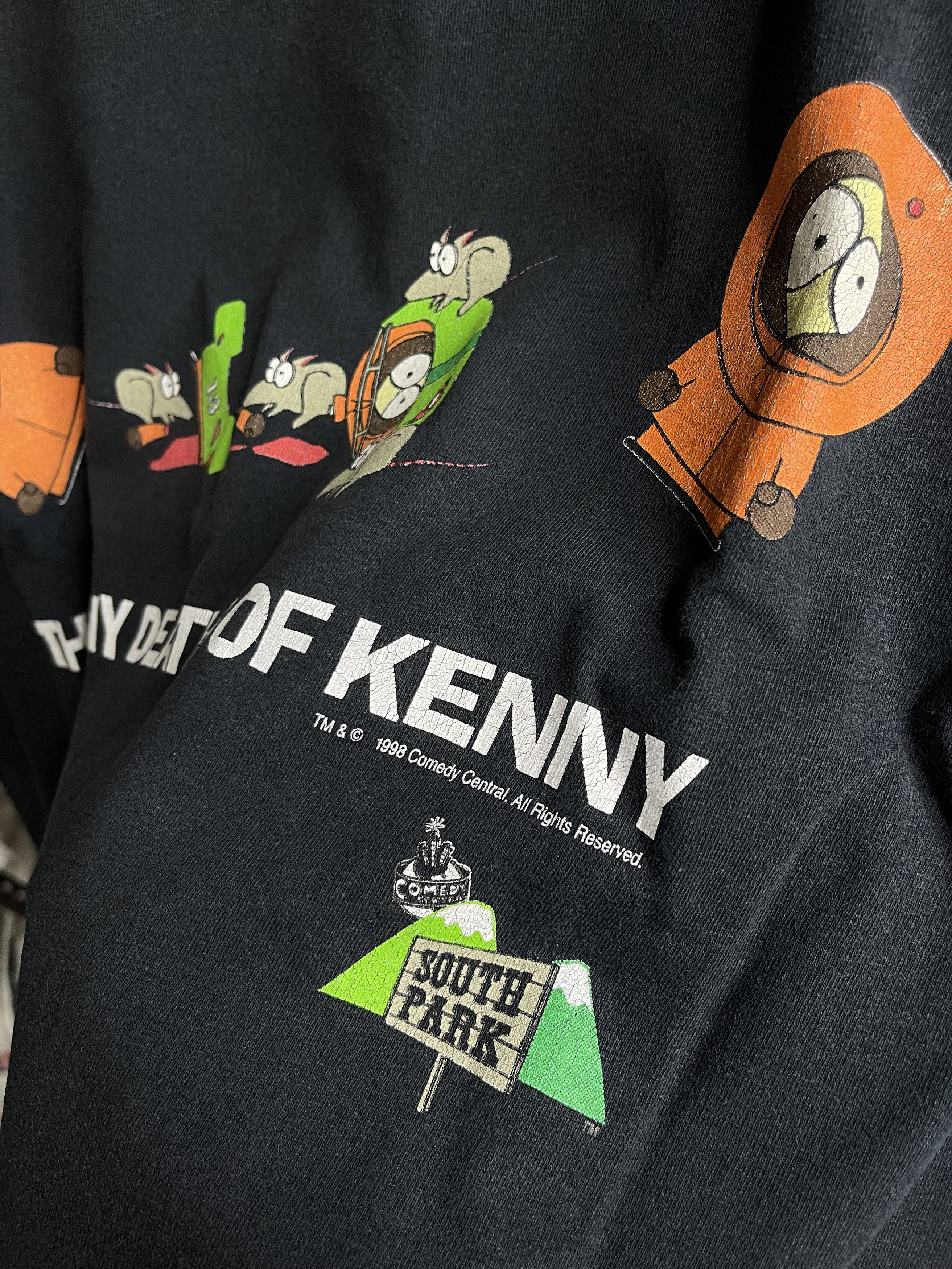 Cartoon Network Vintage South Park The Many Deaths of Kenny T Shirt 1998 Size US XL / EU 56 / 4 - 5 Thumbnail