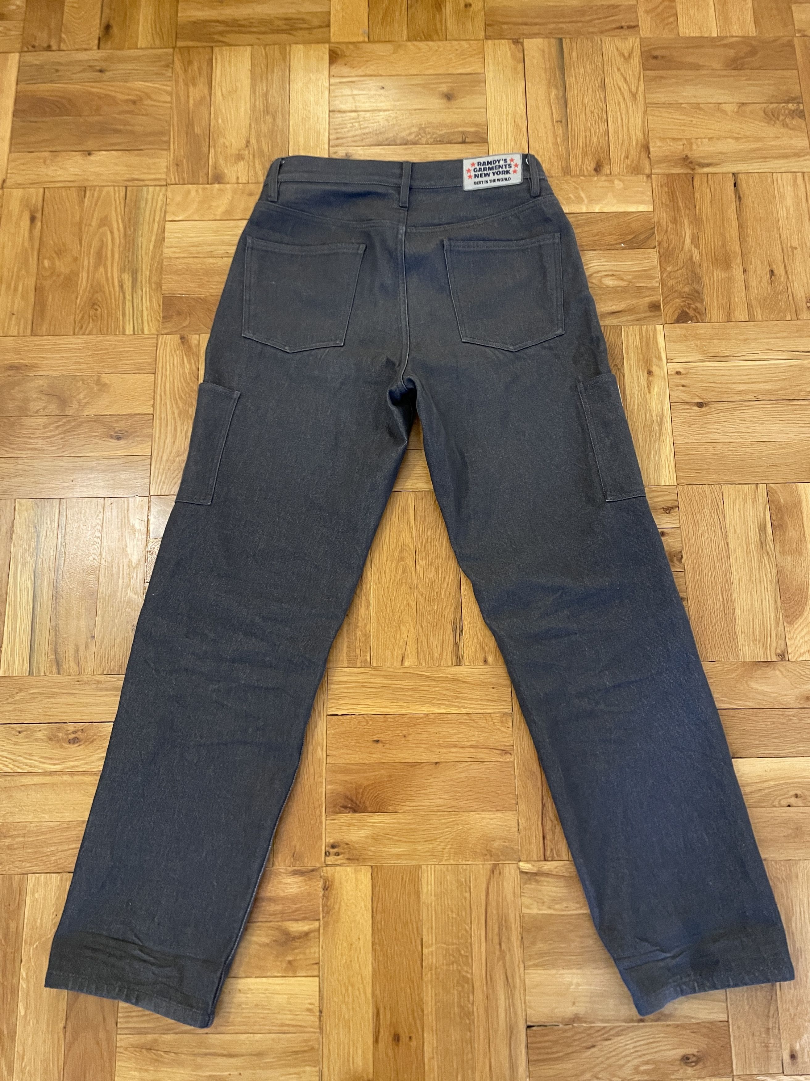 Randy's Garments Washed 13.5oz Charcoal Cone Denim 7-Pocket Jean Size US 30 / EU 46 - 2 Thumbnail
