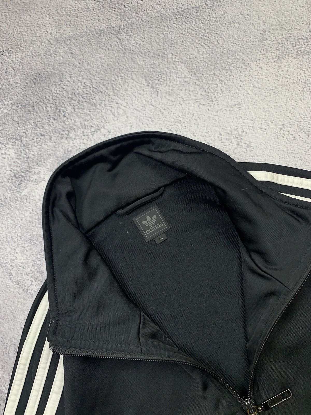 Adidas Adidas Firebird Trefoil Black Zip Jacket XL Y2K 2010 Size US XL / EU 56 / 4 - 6 Thumbnail