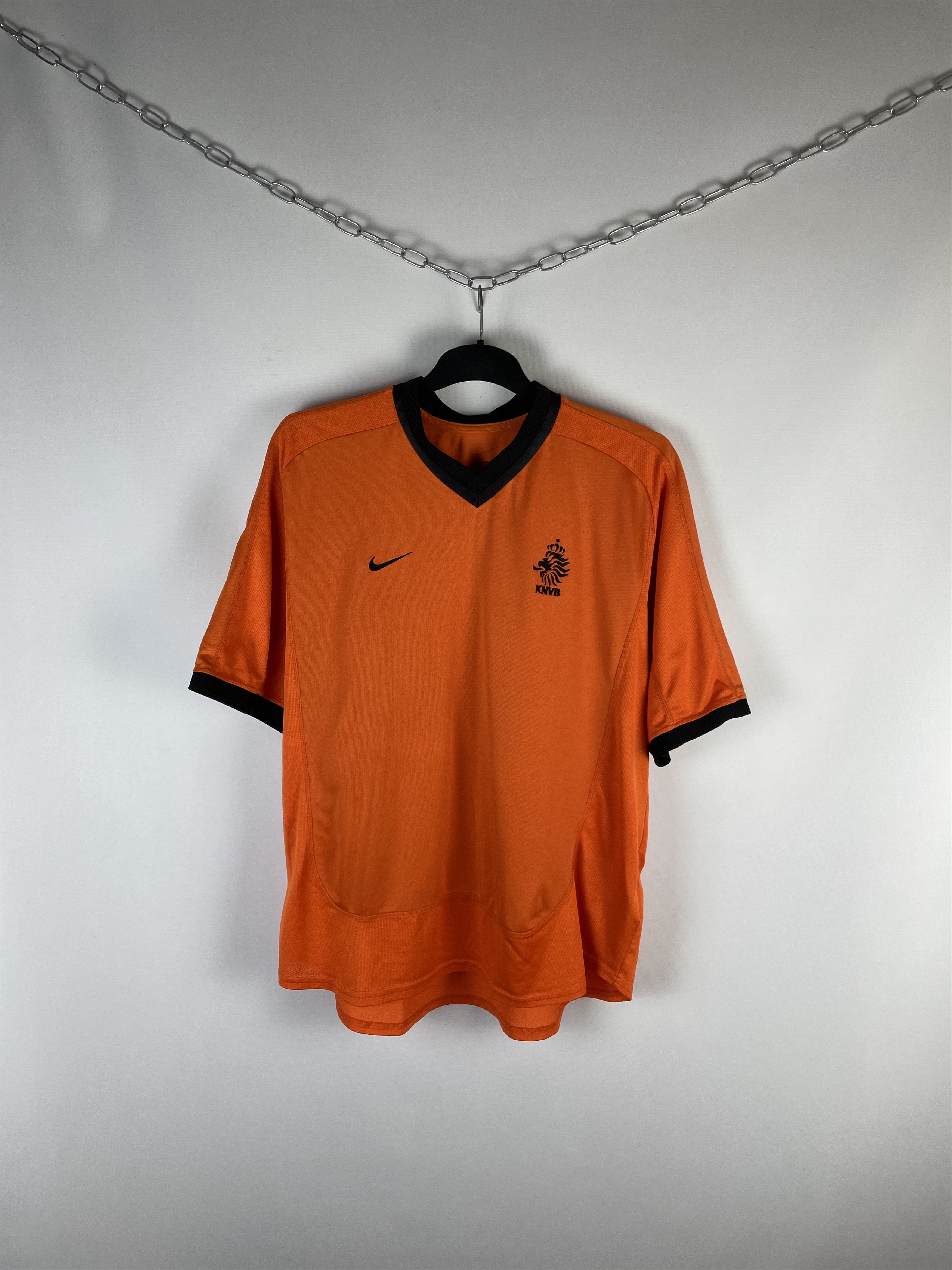 Nike × Vintage Nike KNVB Netherlands Football Soccer Shirt Jersey Size US XXL / EU 58 / 5 - 1 Thumbnail