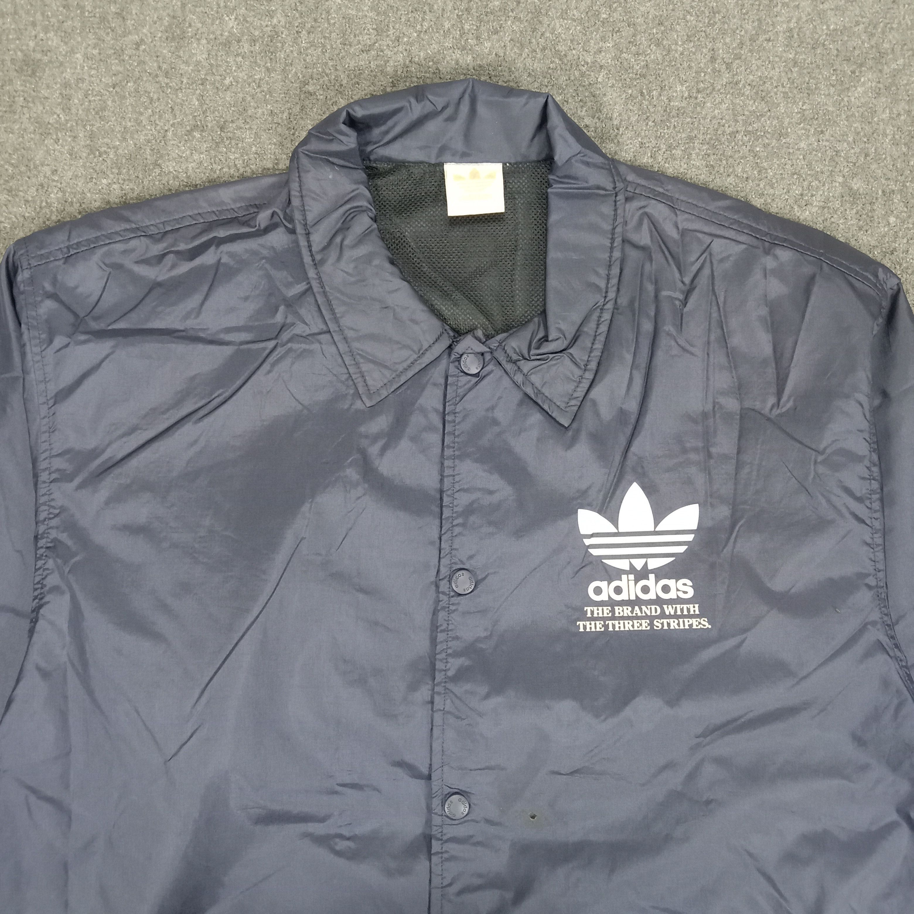 Adidas × Vintage Adidas Sportwear Style Big Logo Windbreaker Jacket Size US XL / EU 56 / 4 - 5 Thumbnail