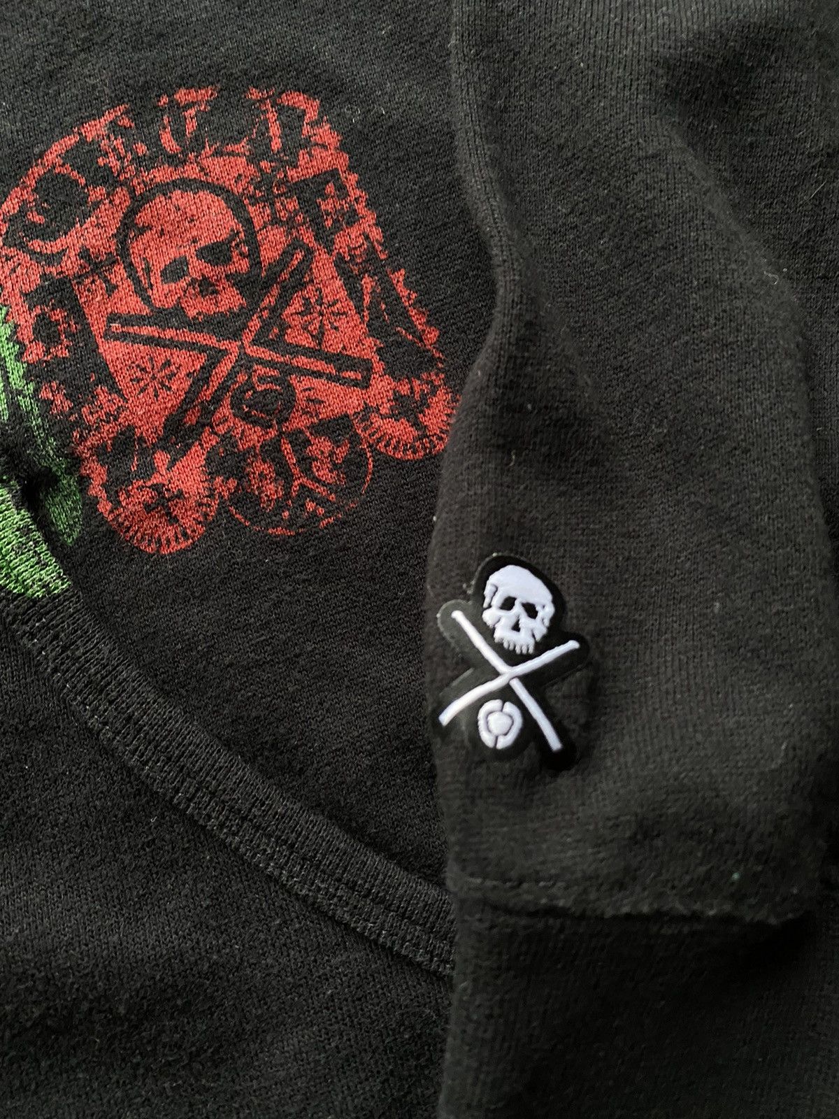 C1RCA × Vintage Vintage Y2K Circa Skull and Bones Hodie Full Zip 90s Size US L / EU 52-54 / 3 - 5 Thumbnail