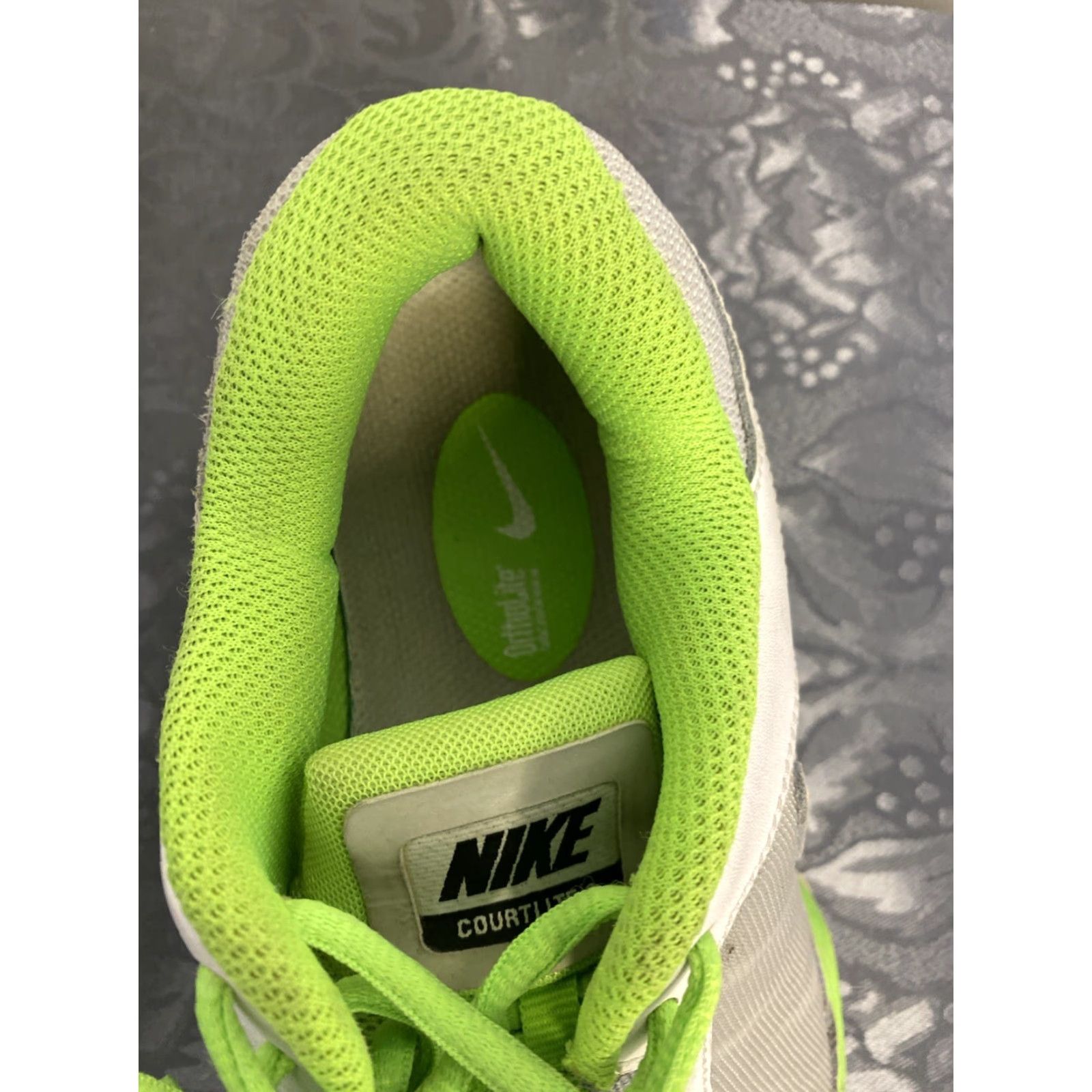 Nike NIKE Court Lite Women's Sneakers Low Top Lace-Up Athletic Shoes White/Green US Size 6.5 Size US 6.5 / IT 36.5 - 4 Thumbnail