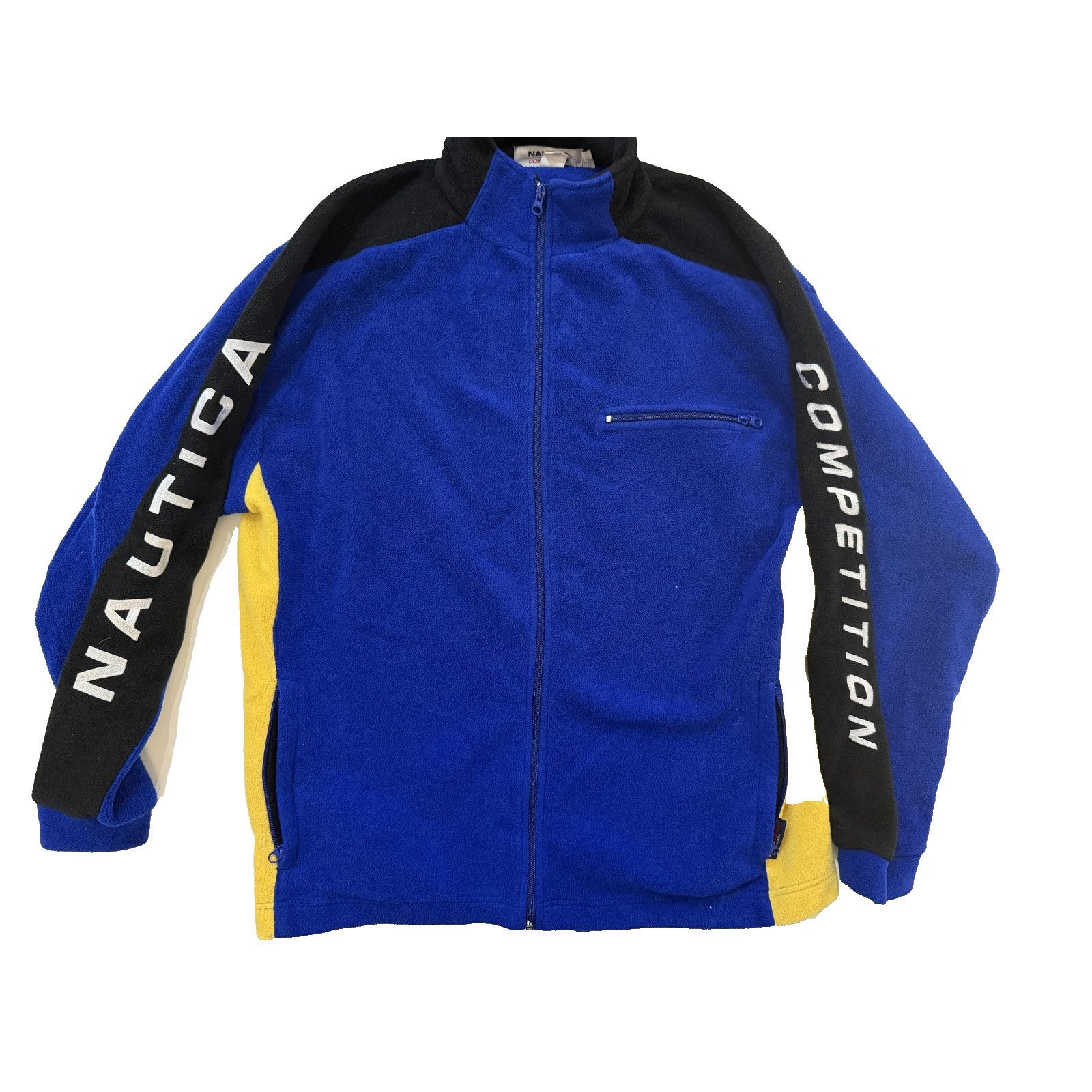 Nautica Vintage Nautica Competition Jacket Mens XL Fleece USA 90s Size US XL / EU 56 / 4 - 1 Thumbnail