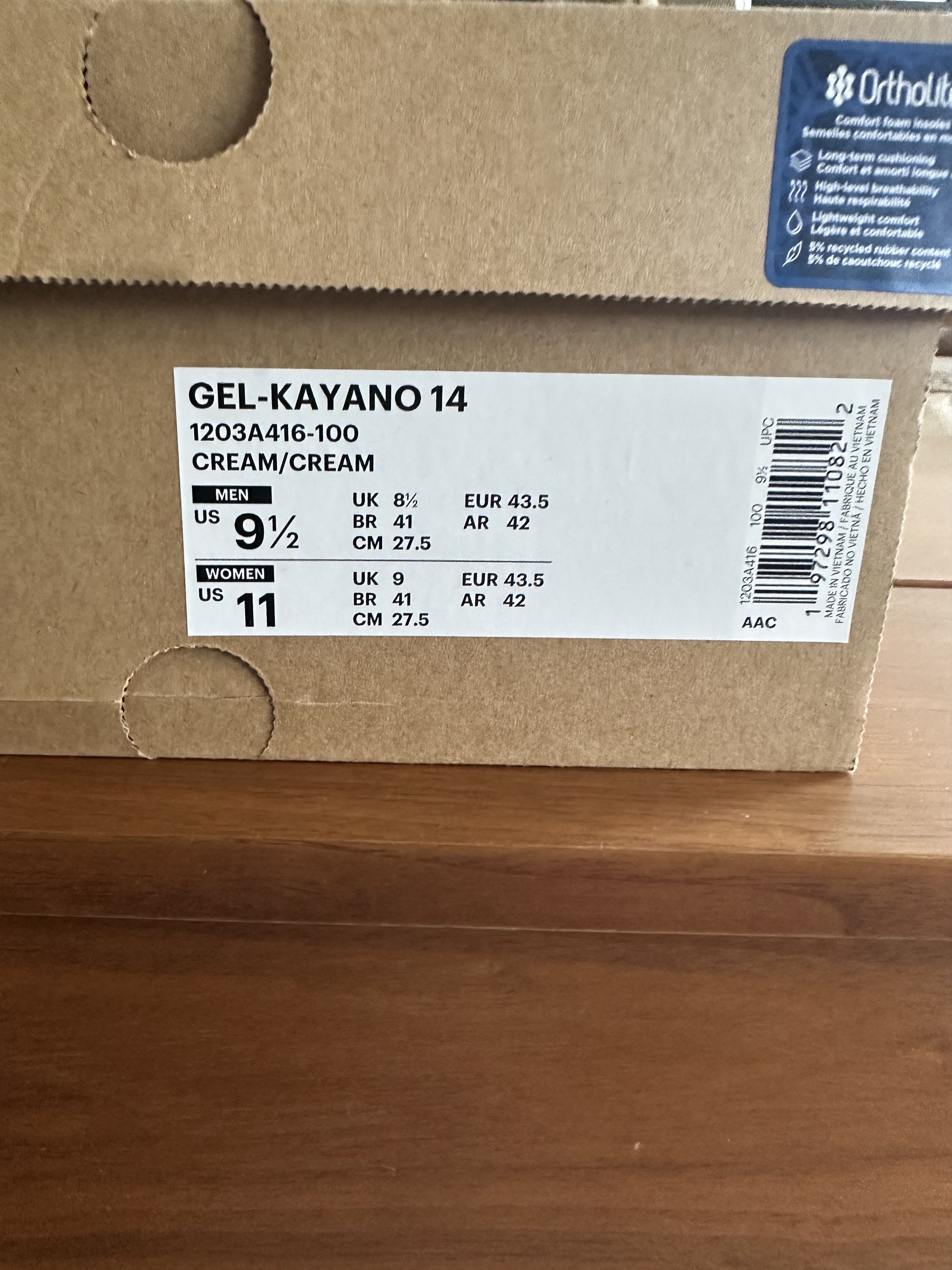 Asics GEL-KAYANO 14 - Imperfection Pack Size US 9.5 / EU 42-43 - 5 Thumbnail