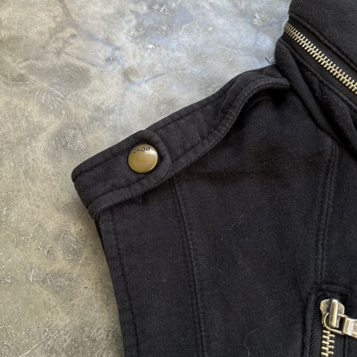 14th Addiction 2000s DOHC Vkei Style Zip Pocket Hooded Vest Size US L / EU 52-54 / 3 - 8 Thumbnail