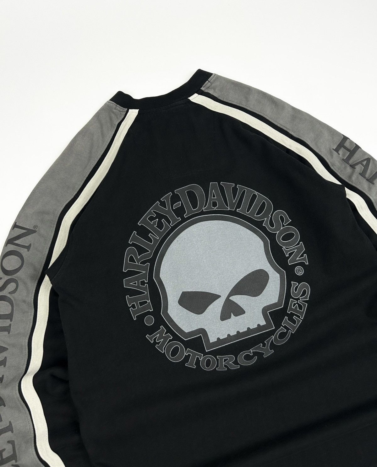 Harley Davidson Vintage 90s Harley Davidson Sweatshirt Rare Logo Skull Y2k Size US M / EU 48-50 / 2 - 5 Thumbnail