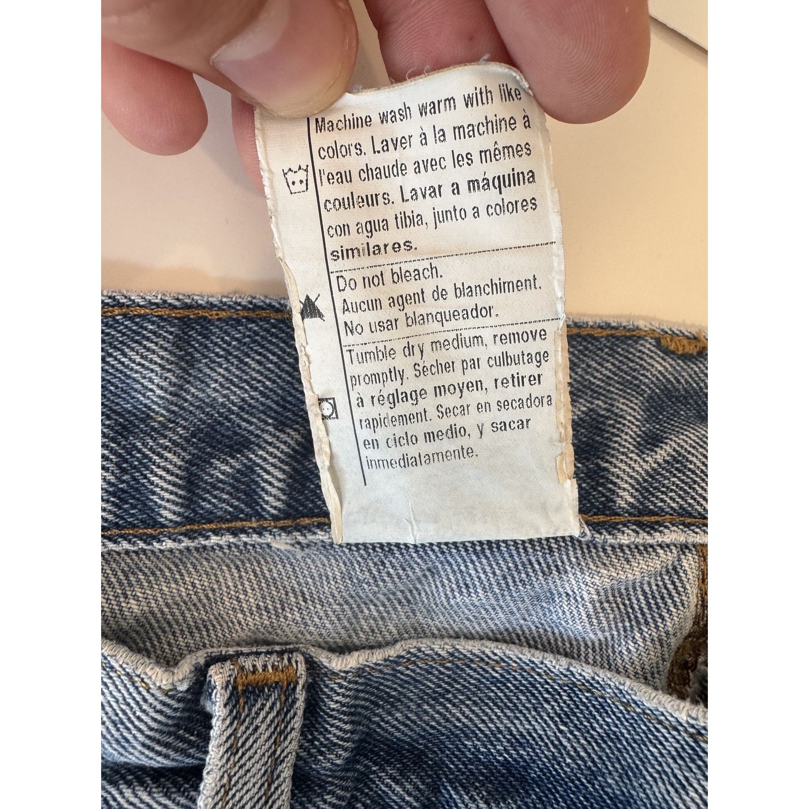 Carhartt Carhartt Jeans Mens 36x30 Blue Fit Distressed Workwear Denim Size US 36 / EU 52 - 8 Thumbnail