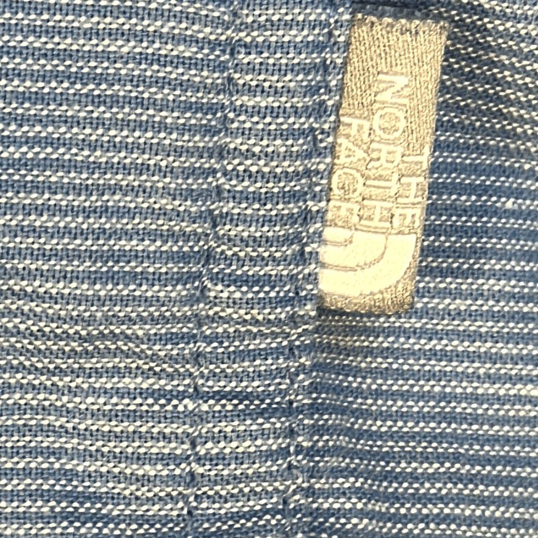 The North Face The North Face Men's Shirt XL Short Sleeve Button Up Blue & White Striped Size US XL / EU 56 / 4 - 3 Thumbnail