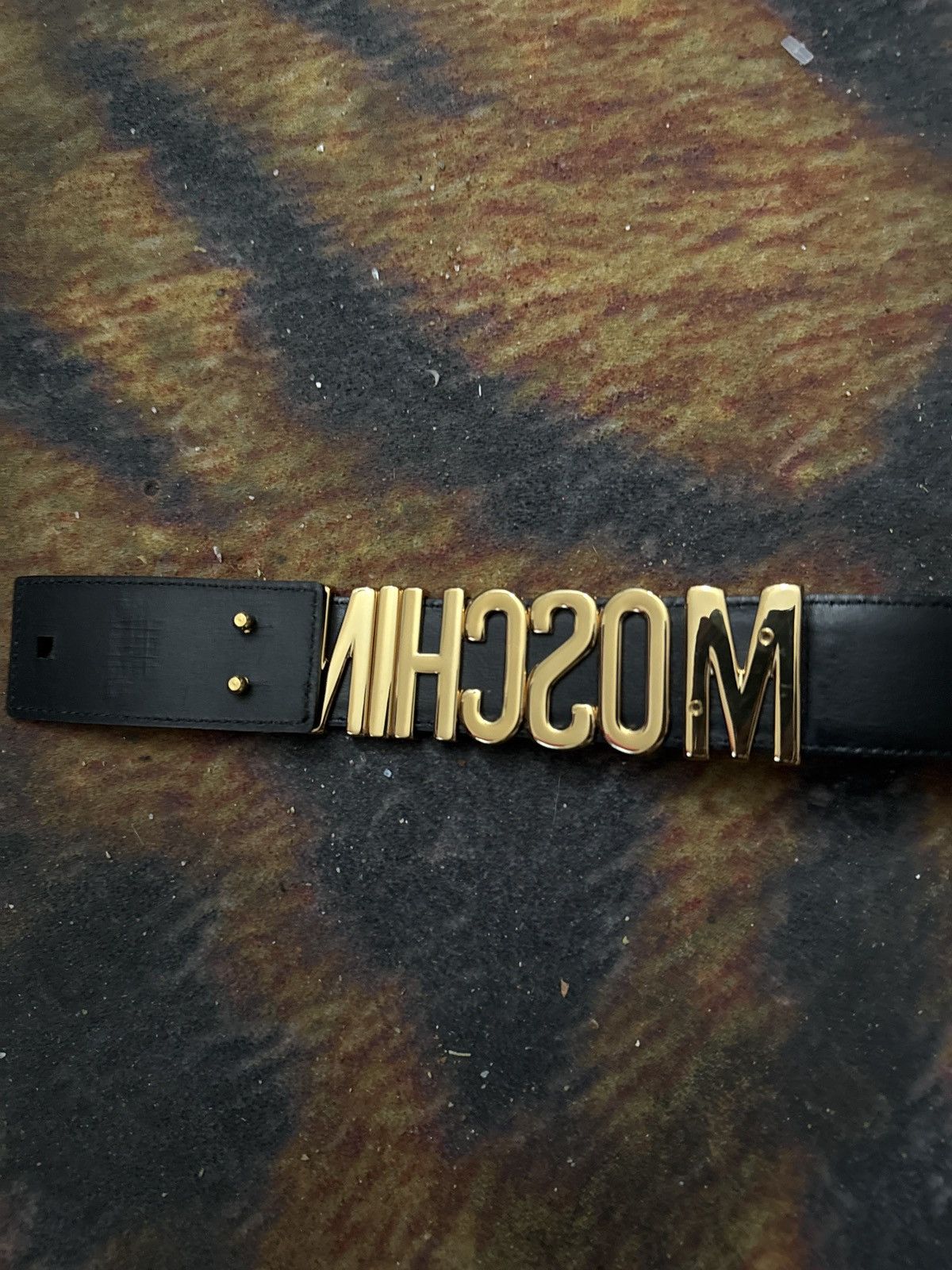 Moschino Moschino belt black/gold Woman’s Size ONE SIZE - 7 Thumbnail