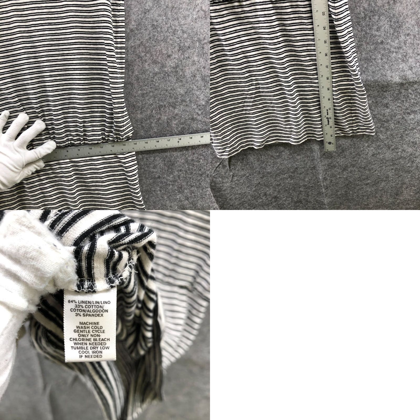 Lou & Grey Lou & Grey T Shirt Dress - Linen Cotton Striped Mini A-Line XS Women’s Short Sleeve, Multicolor Size XS / US 0-2 / IT 36-38 - 8 Thumbnail