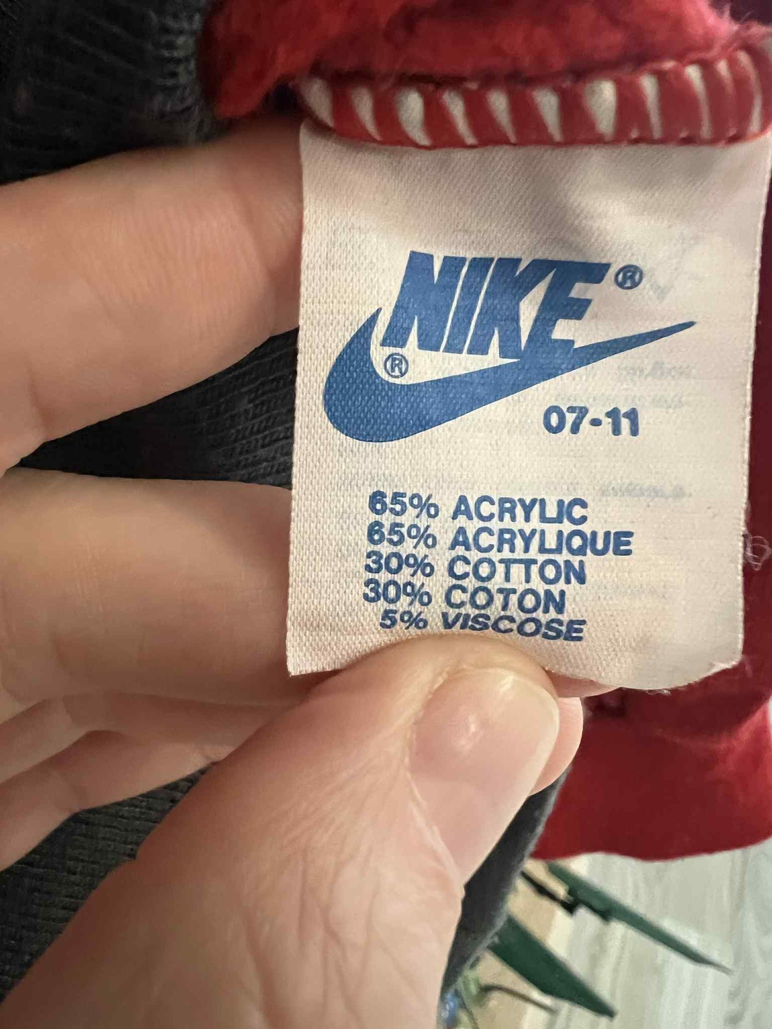 Nike Nike 1980 Made in ltaly Sweater Zip Track Jacket Red Grey 💥 Size US M / EU 48-50 / 2 - 5 Thumbnail