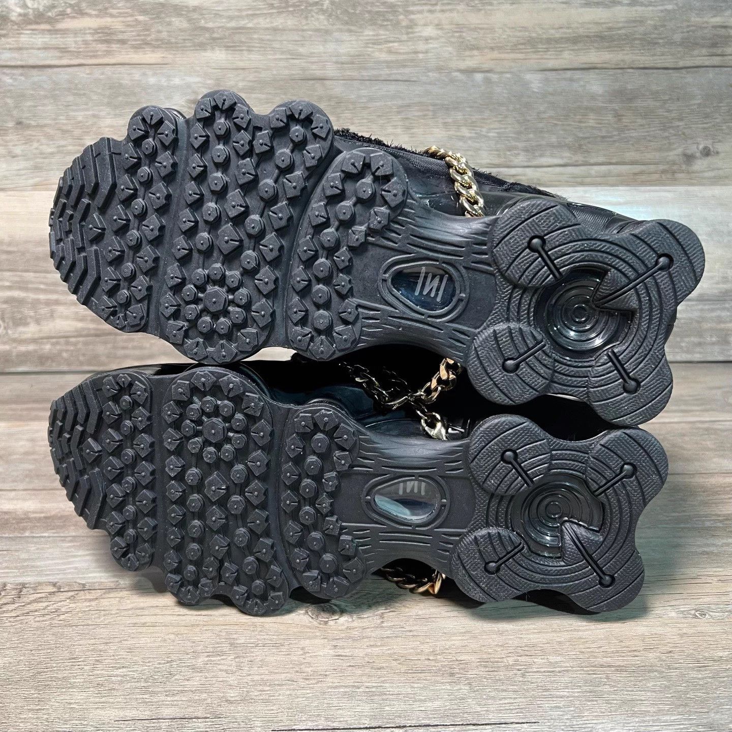Nike Comme des Garcons Nike Shox TL Triple Black CJ0546-001 Size US 10 / EU 43 - 6 Thumbnail