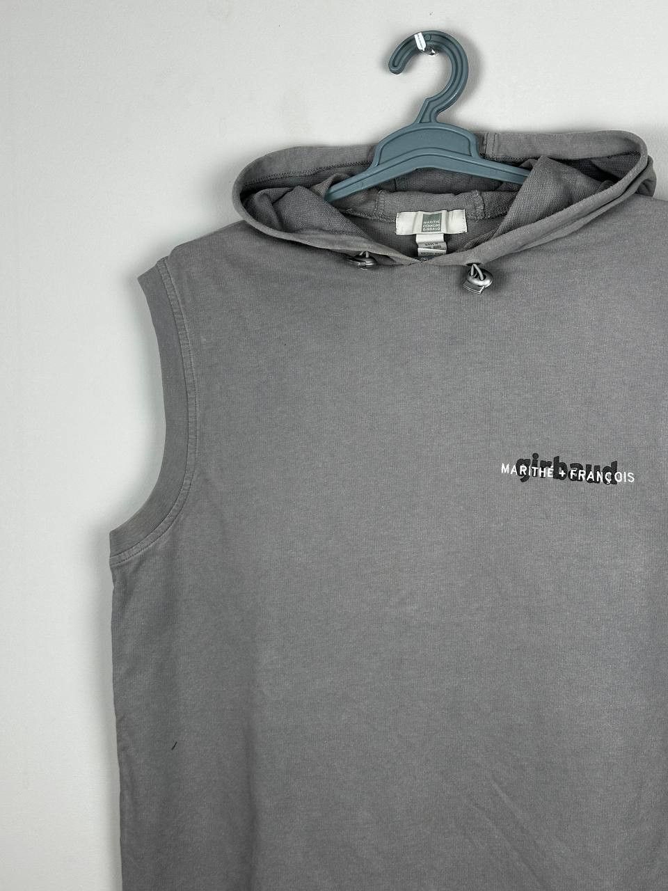 Marithe + Francois Girbaud Marithe Francois Girbaud Grey Hooded Avant GARDE T Shirt Size US L / EU 52-54 / 3 - 3 Thumbnail