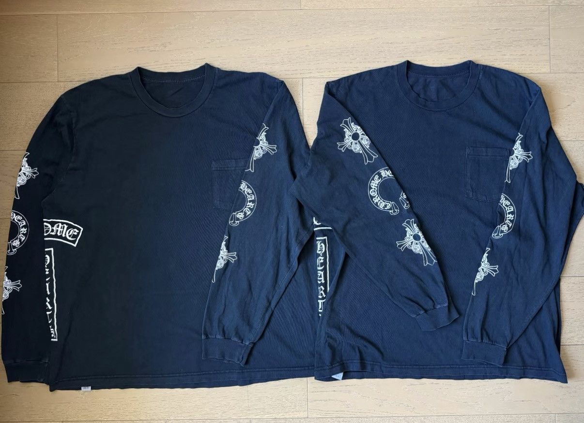 Chrome Hearts Chrome Hearts Soap & Water Washed Long Sleeve Tee K40 Size US XL / EU 56 / 4 - 3 Thumbnail