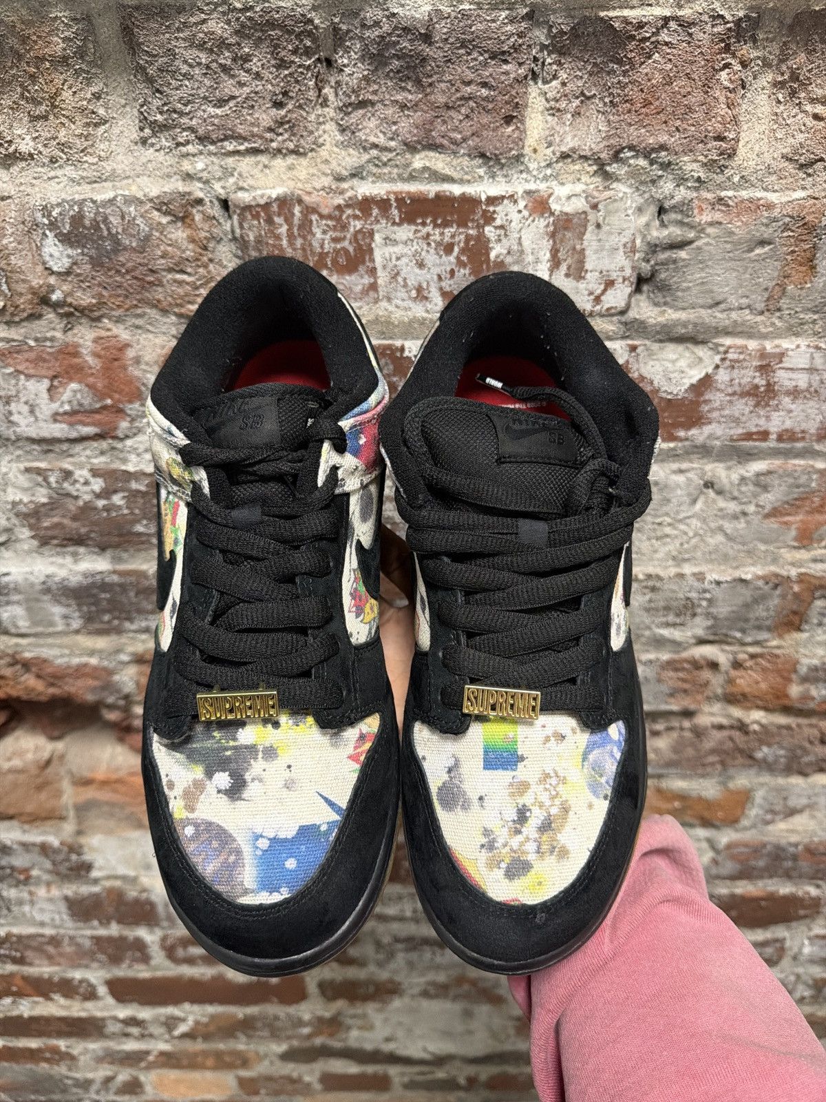 Supreme Nike SB Dunk Low Supreme Rammellzee Size US 8 / EU 41 - 1 Thumbnail