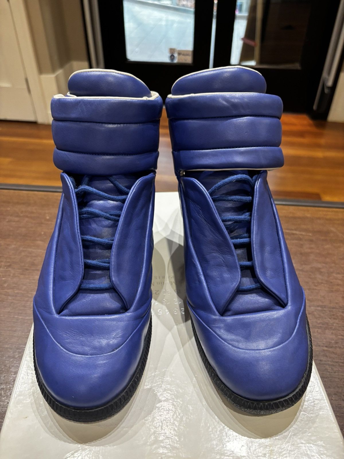 Maison Margiela Maison Margiela Future High Navy Size US 9.5 / EU 42-43 - 4 Thumbnail