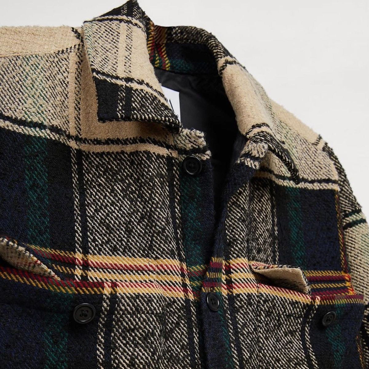 Zara Zara Men's Wool-blend Plaid Shirt/Jacket Size US M / EU 48-50 / 2 - 6 Thumbnail