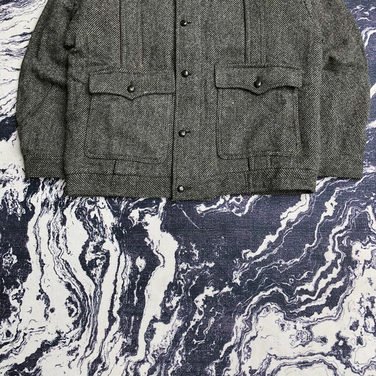 Burberry Vintage Burberrys Wool Jacket — Leather Collar Size US M / EU 48-50 / 2 - 4 Thumbnail