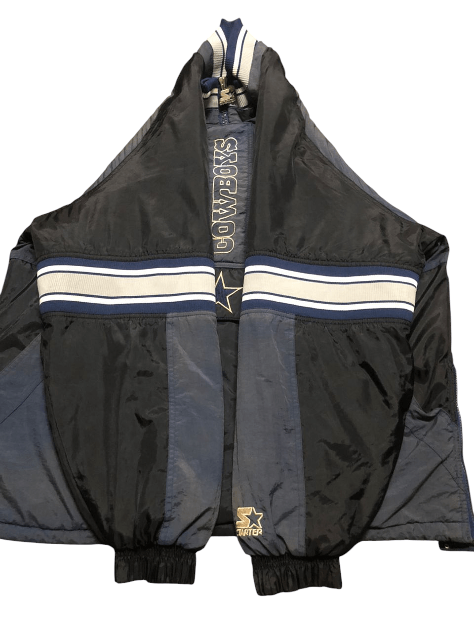 Starter Vintage Starter NFL Cowboy Anorak Jacket Sunfaded Faded Size US L / EU 52-54 / 3 - 12 Thumbnail