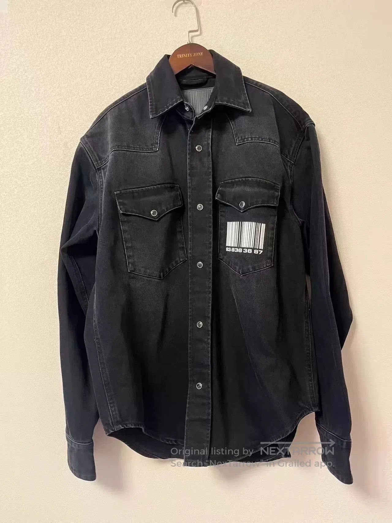 Vetements Vetements Striped Denim Jacket. Size US XS / EU 42 / 0 - 1 Thumbnail